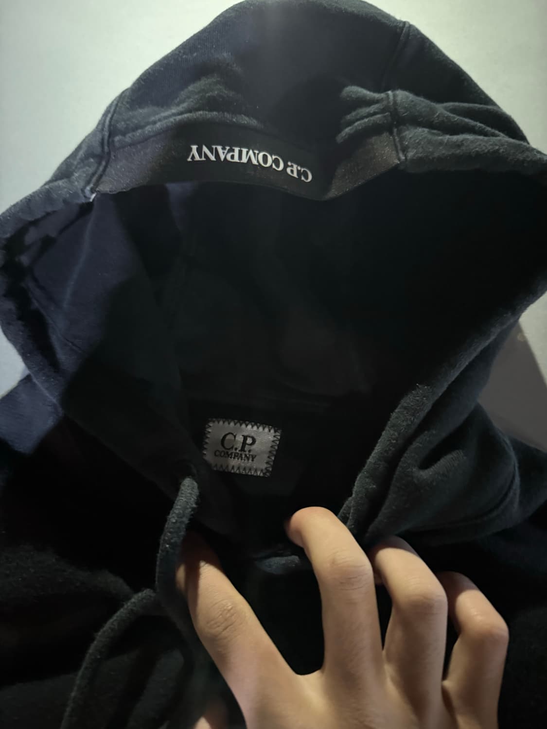 CP컴퍼니 후드 블랙 M 상품이미지2