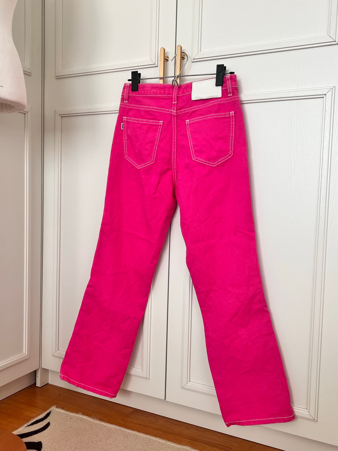 MSGM hot pink jeans / Msgm 핫핑크 스트레이트 진 상품이미지2