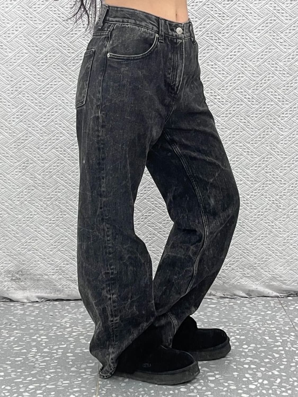 모드나인 빈티지 드레이프 워싱 데님팬츠 29인치 C08033 상품이미지2