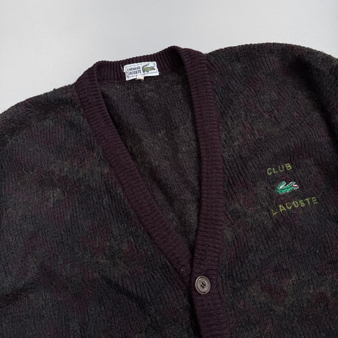 라코스테 70s 80s chemise 니트 가디건 상품이미지3