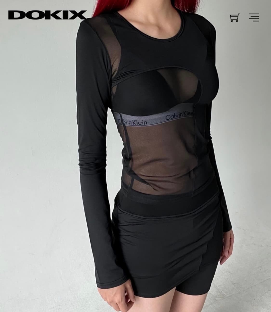 도키스 블랙 탑 상품이미지1