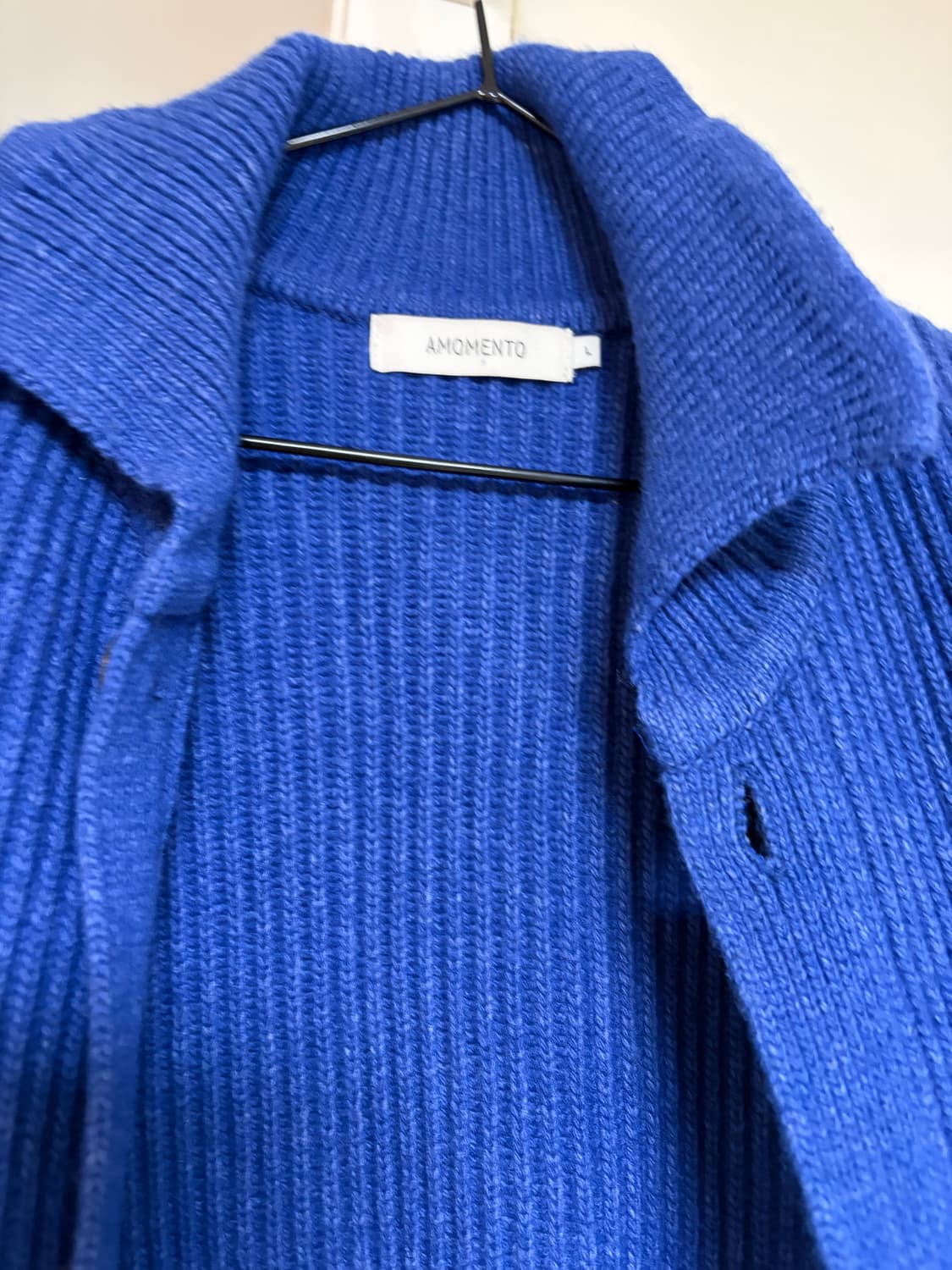 아모멘토 리브드 가디건 L 상품이미지8