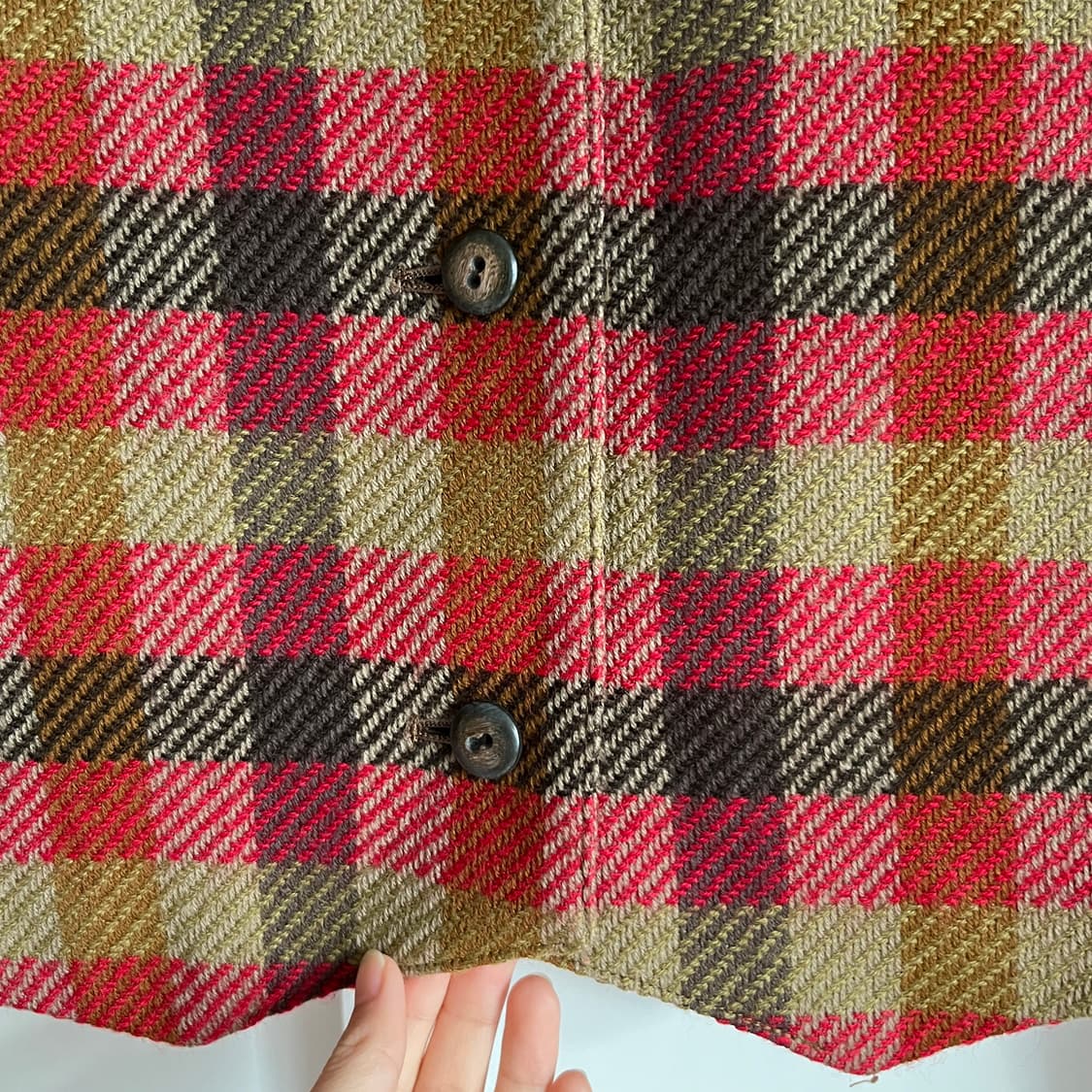 DANA paris 90's Wool Check Jacket 일본제 상품이미지4