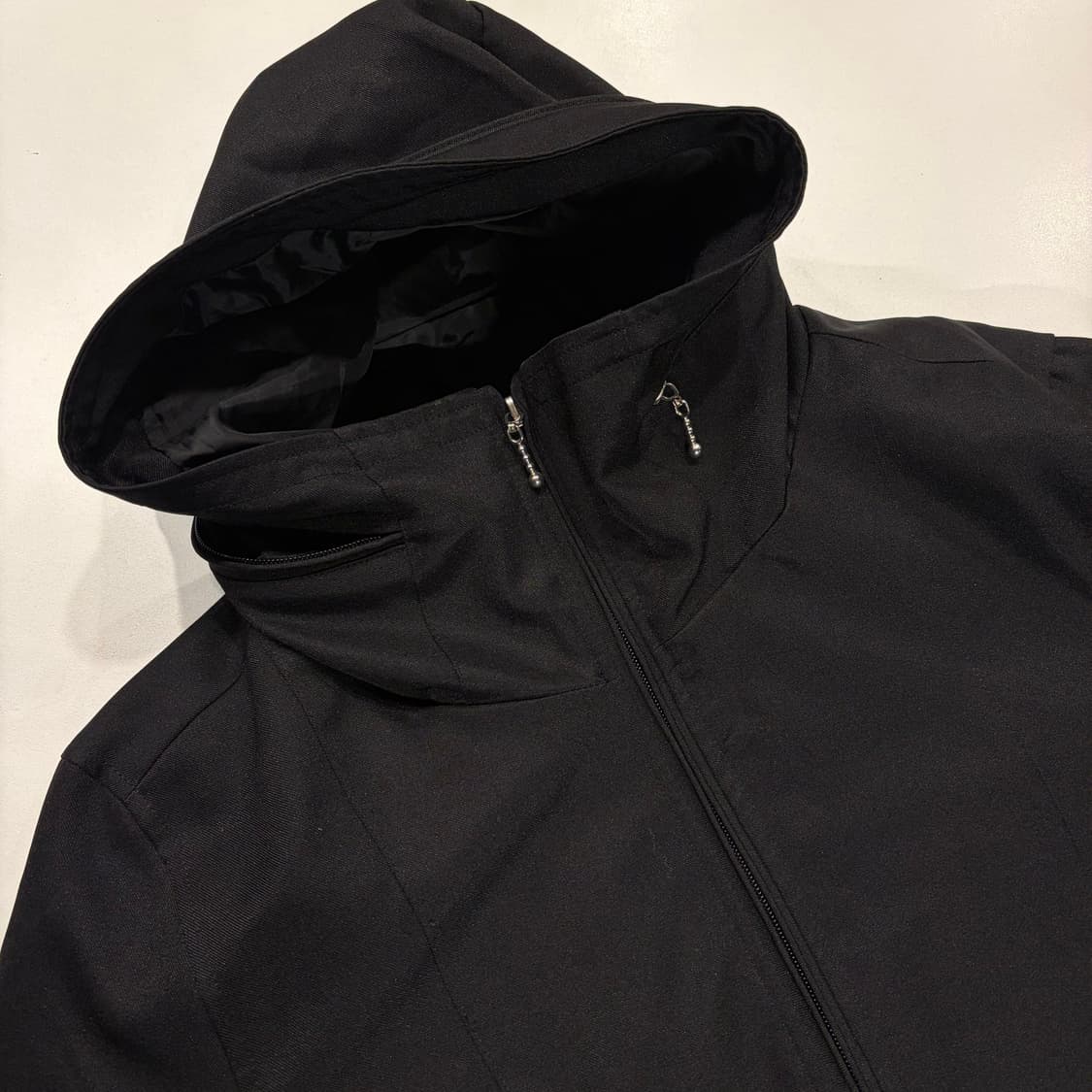 [L] MODERM 재팬 블랙 후드 집업 자켓 B987 상품이미지5
