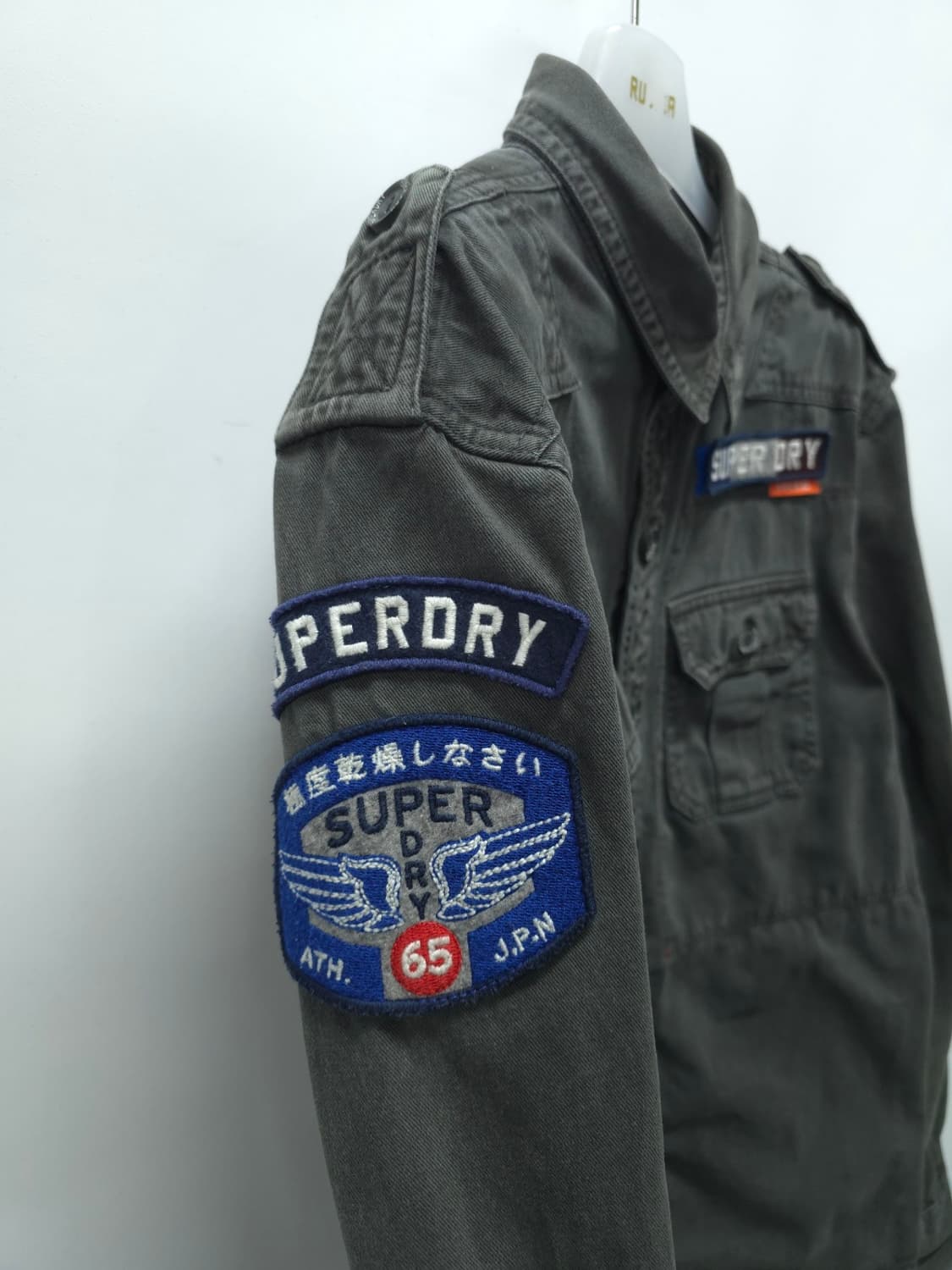 슈퍼드라이 빈티지 패치 밀리터리 워크 셔츠 (100) 상품이미지7