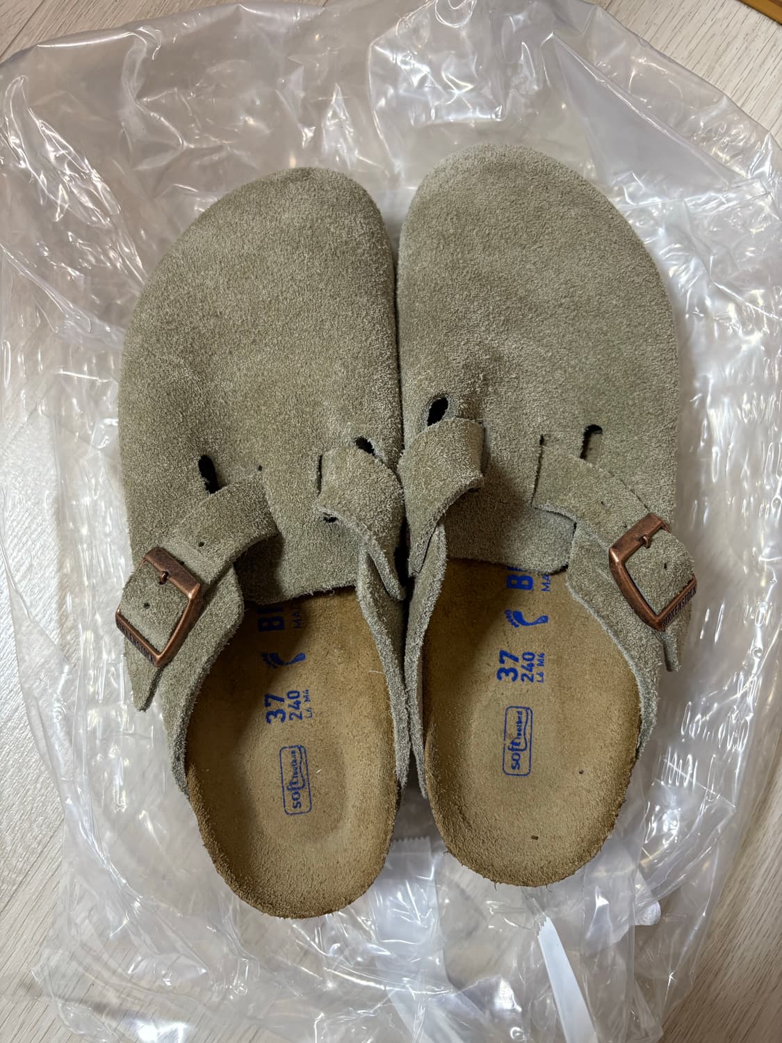 버켄스탁 보스턴 타우페 좁은 발볼 eu37 상품이미지1