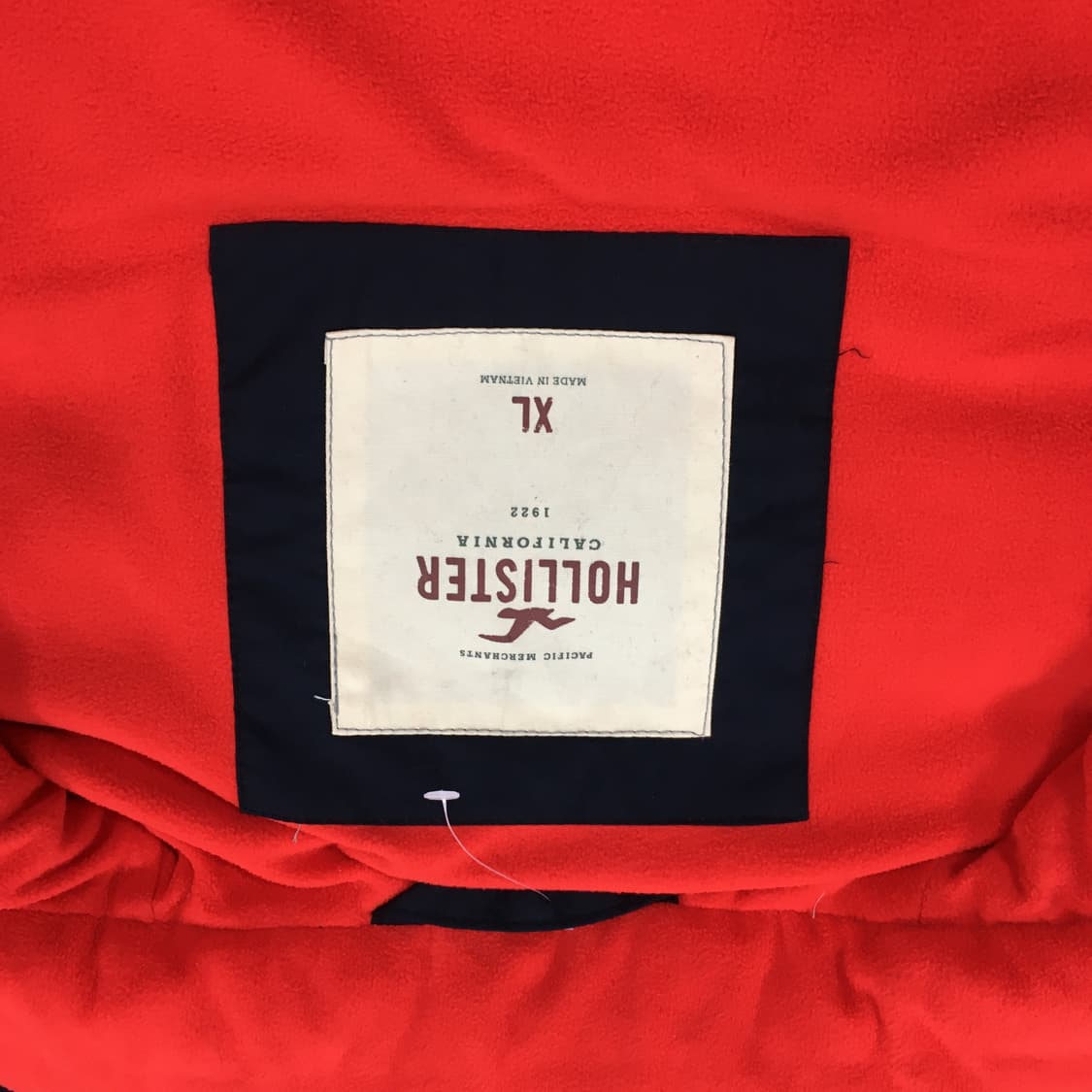 투티/0287 홀리스터 패딩 조끼 블랙 레드 집업 반집업 기모 상품이미지5