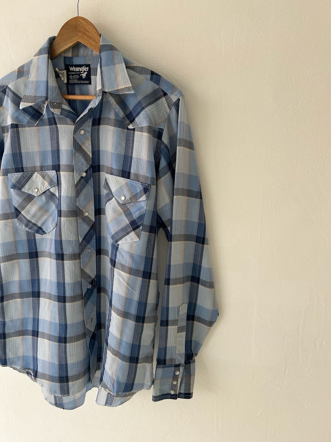 80's vtg Wrangler cowboy-cut  Western sh 상품이미지2