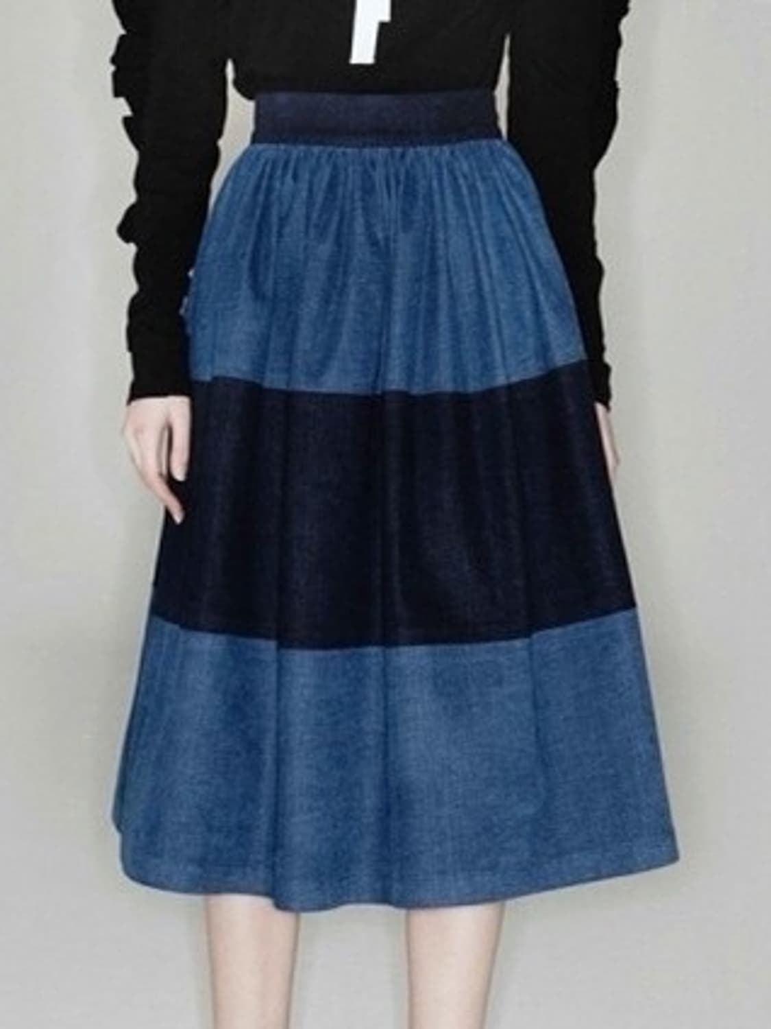 프리마돈나 데님 스커트 상품이미지1