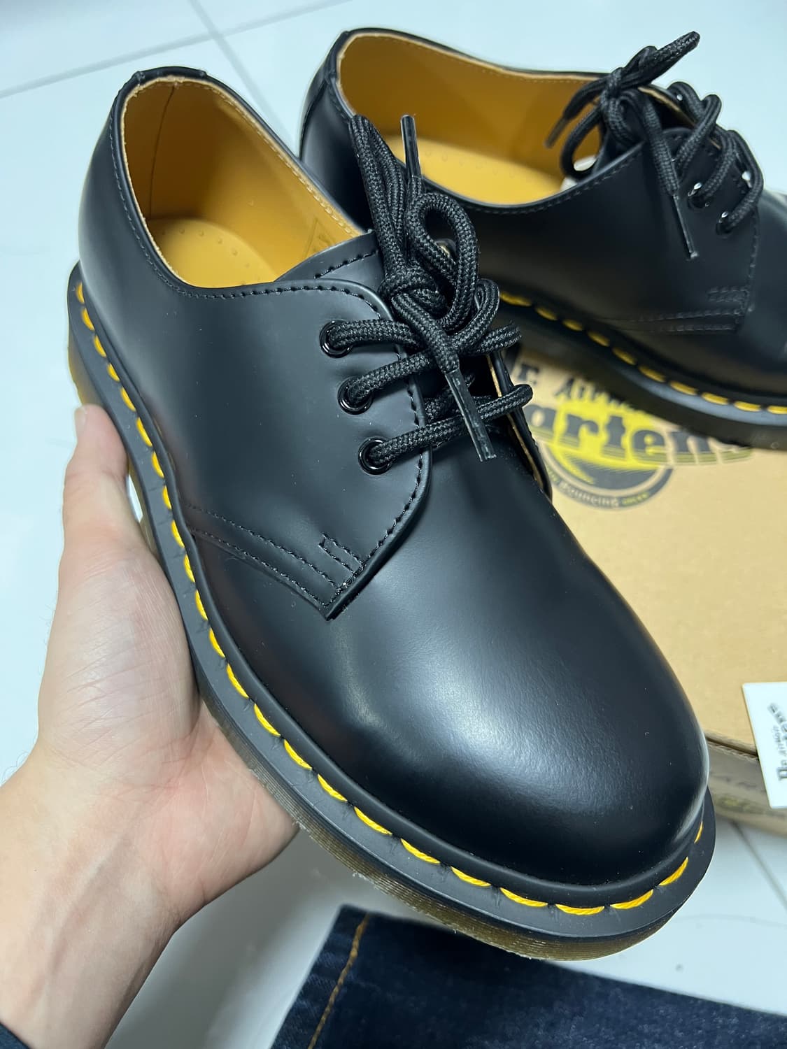 닥터마틴 1461 스무스 3홀 블랙 UK4 230~235 상품이미지4