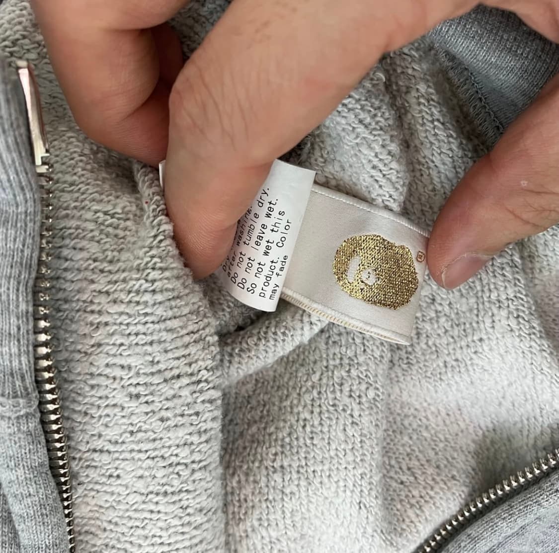 Bape 베이프 초코그레이 스타 후드집업 상품이미지10