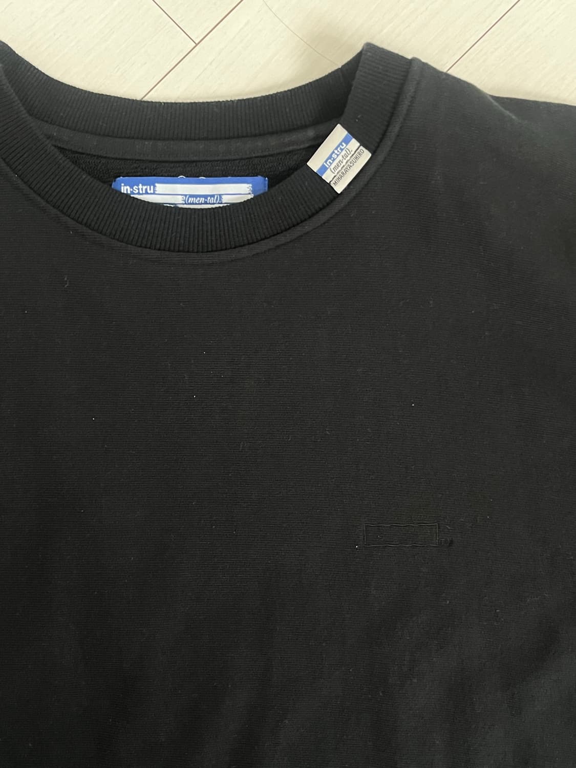 MMY 메종 미하라야스히로 맨투맨 블랙 44  상품이미지3