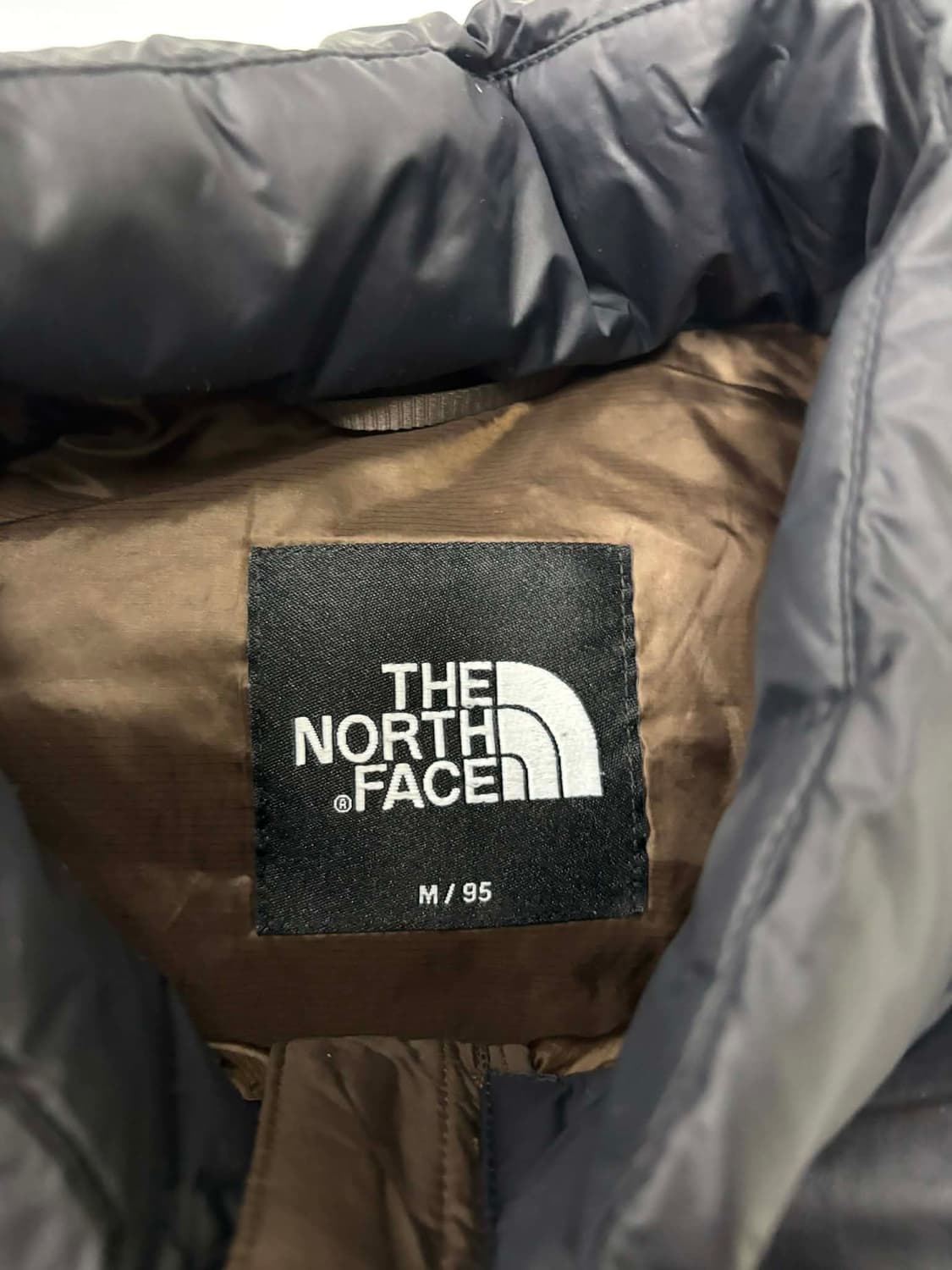 노스페이스 준신형 초코브라운 핀터깔 패딩 베스트(M) 상품이미지5