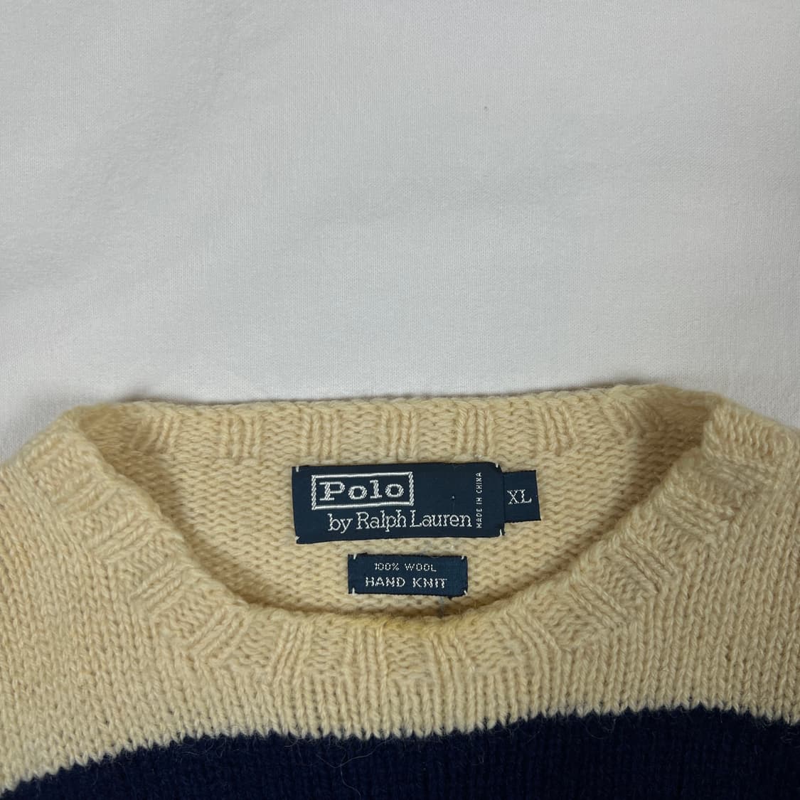 80’s 87년도 폴로랄프로렌 크레스트 니트 상품이미지7