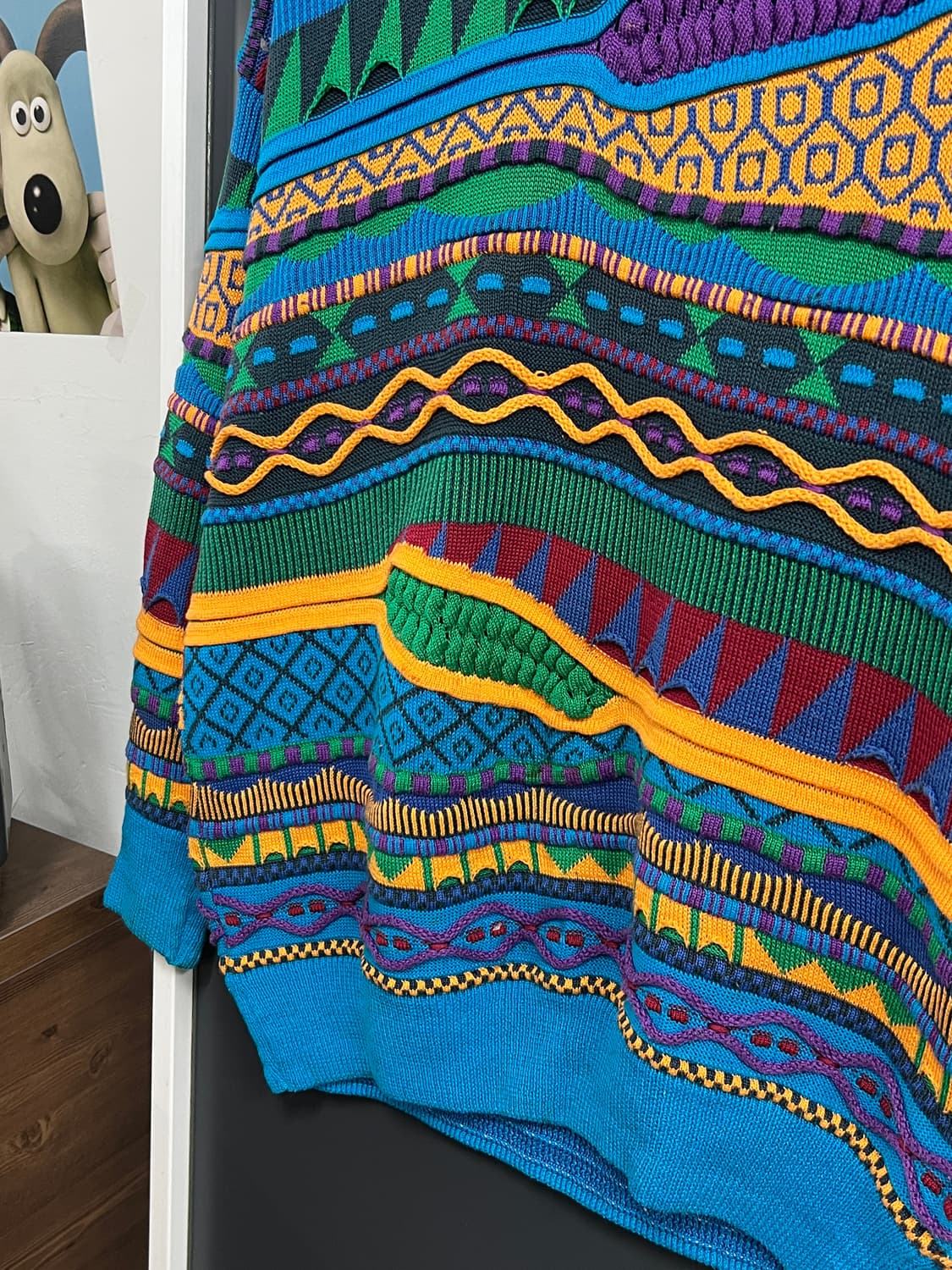 Emaroo Australia Vintage 쿠지스타일 빈티지 꽈배기 니 상품이미지3