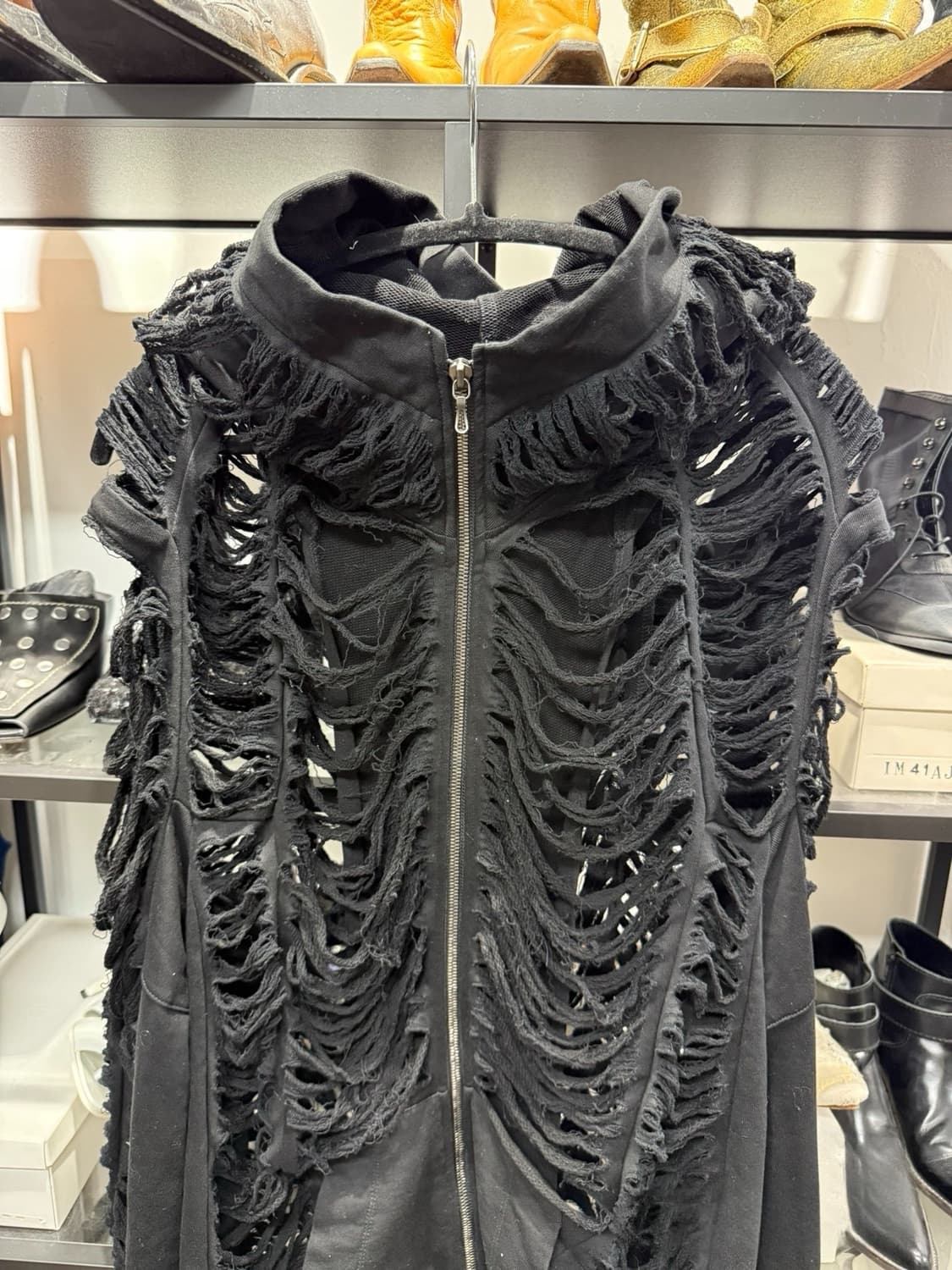 Julius 디스트레드 후드집업 3 사이즈 상품이미지6