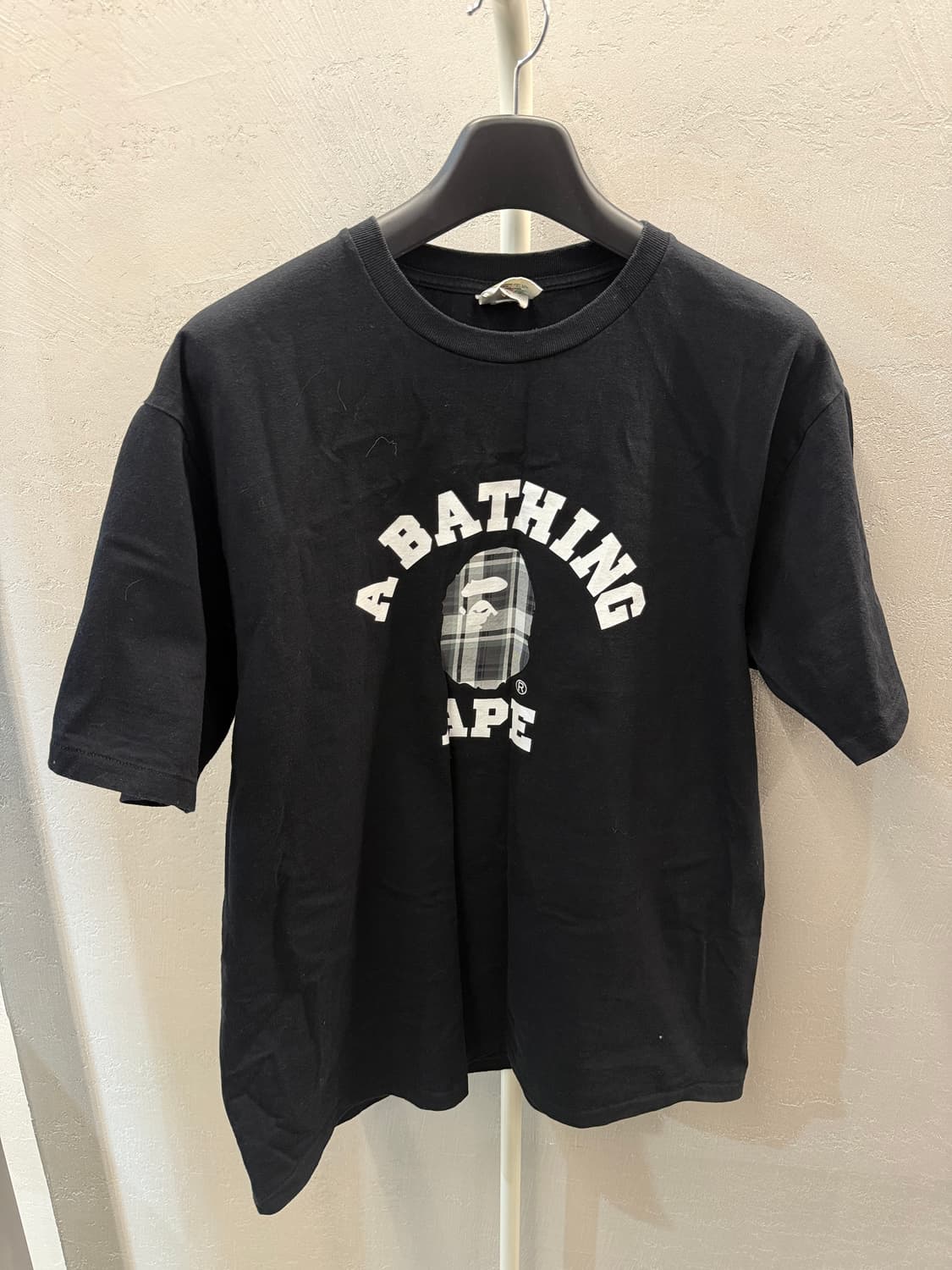 베이프 컬리지 반팔 티셔츠 블랙 2XL 상품이미지2