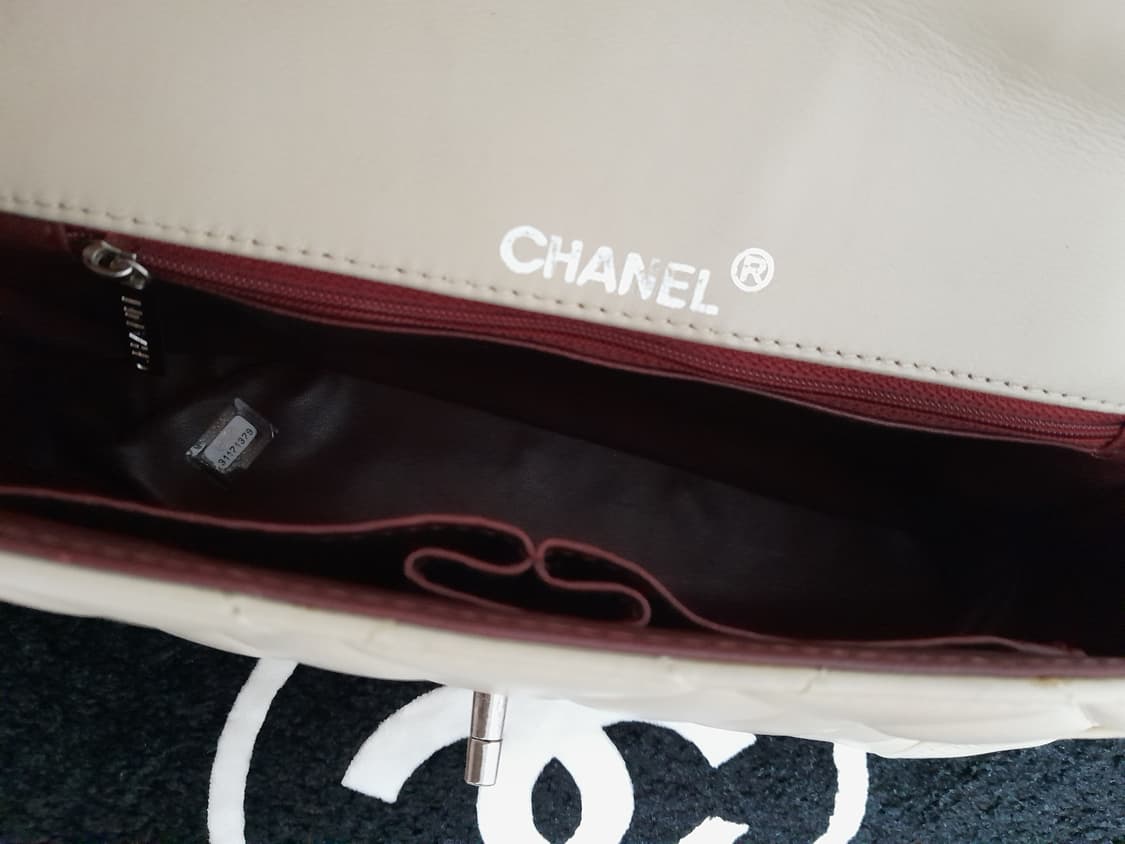 샤넬 빈티지 플랩백 아이보리 상품이미지6