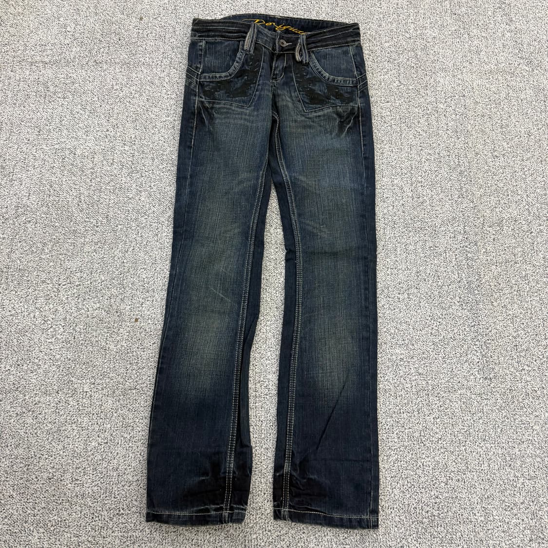 36 데시구알 여성 자수데님팬츠 0128H2 상품이미지1