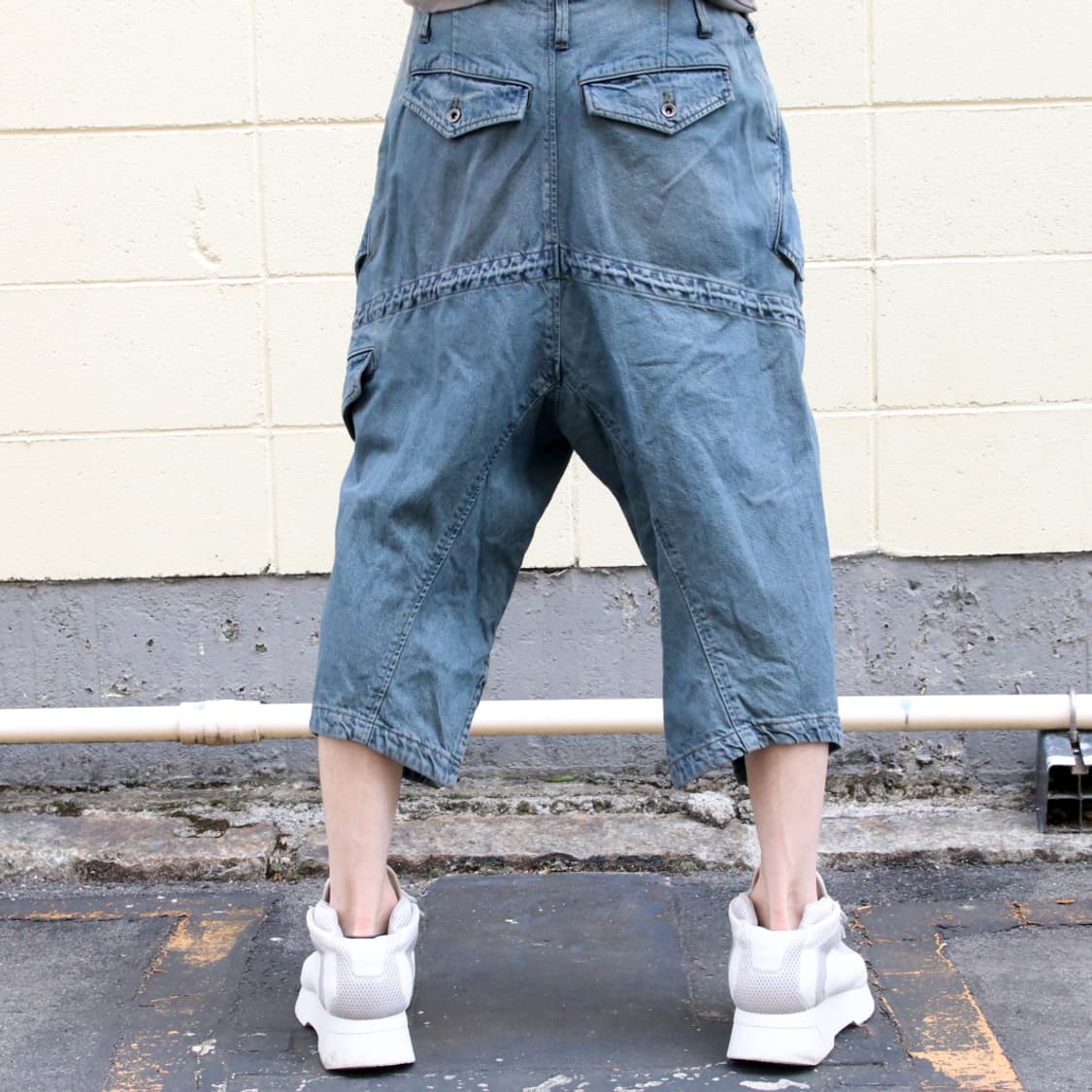 [1] 율리우스 x 이세탄 스페셜 에디션 데님 카고팬츠 상품이미지8