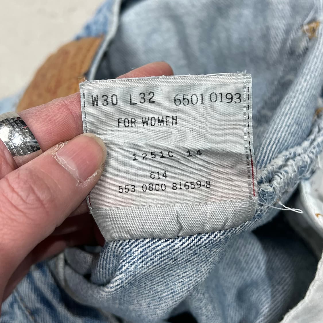 usa 리바이스 501 데님팬츠 s09087 상품이미지10