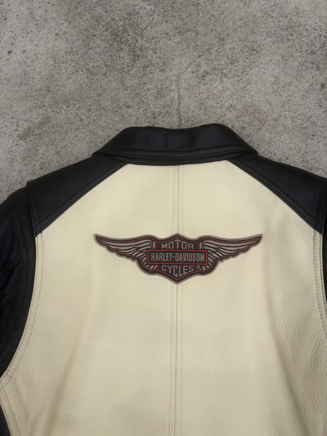 90s 할리데이비슨 싱글 라이더 가죽자켓 M 상품이미지5