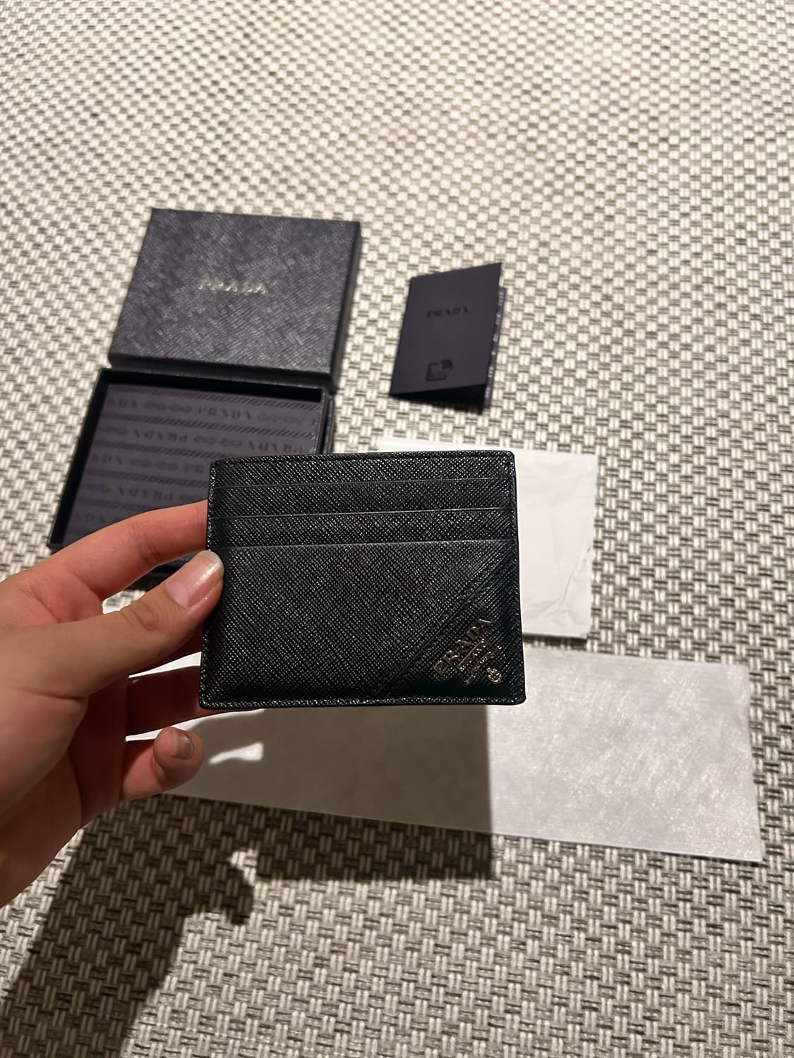 [새상품급] 프라다 사피아노 카드지갑 상품이미지2
