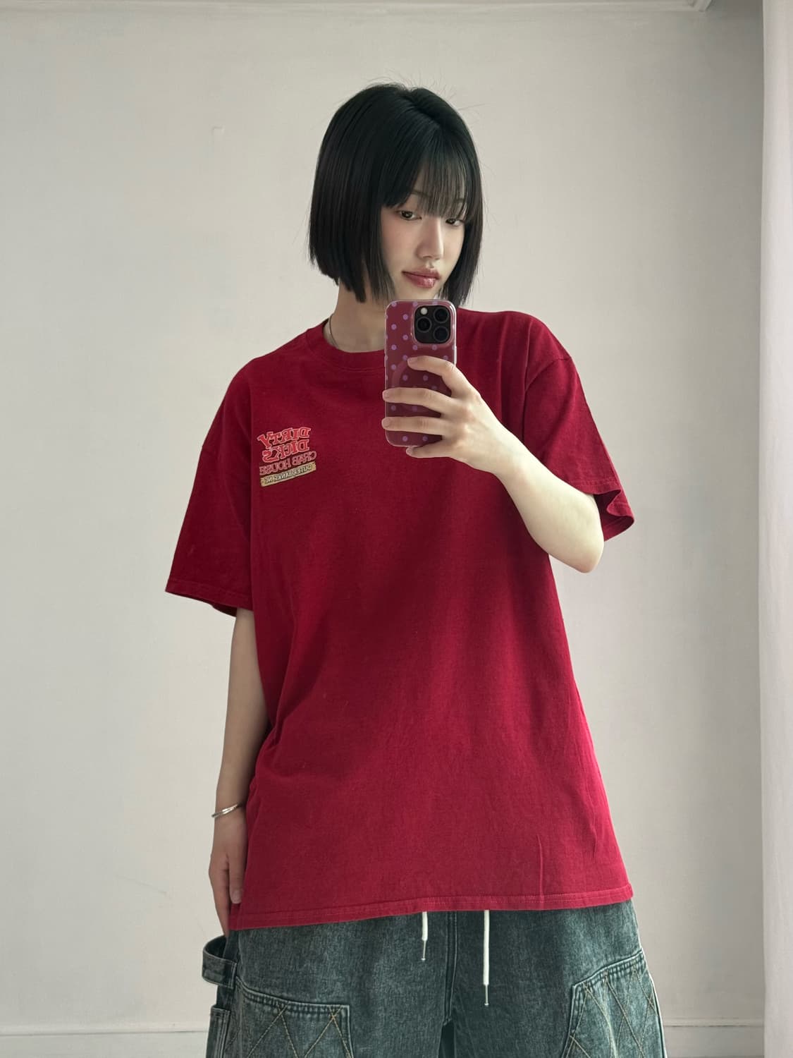 길단 크랩 하우스 프린팅 티셔츠 상품이미지4