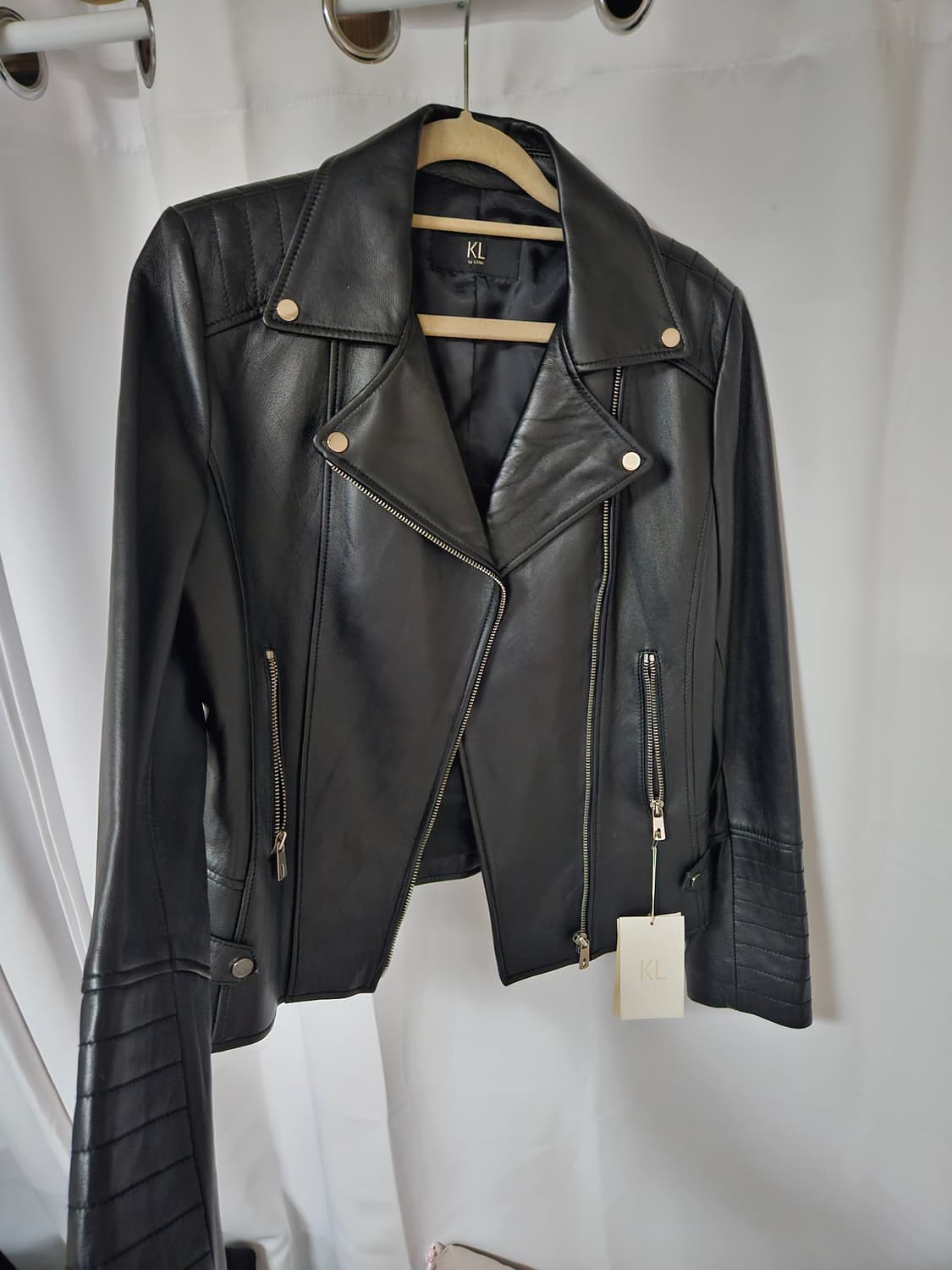 kl by lynn 양가죽자켓 66사이즈 택있는새옷 상품이미지1
