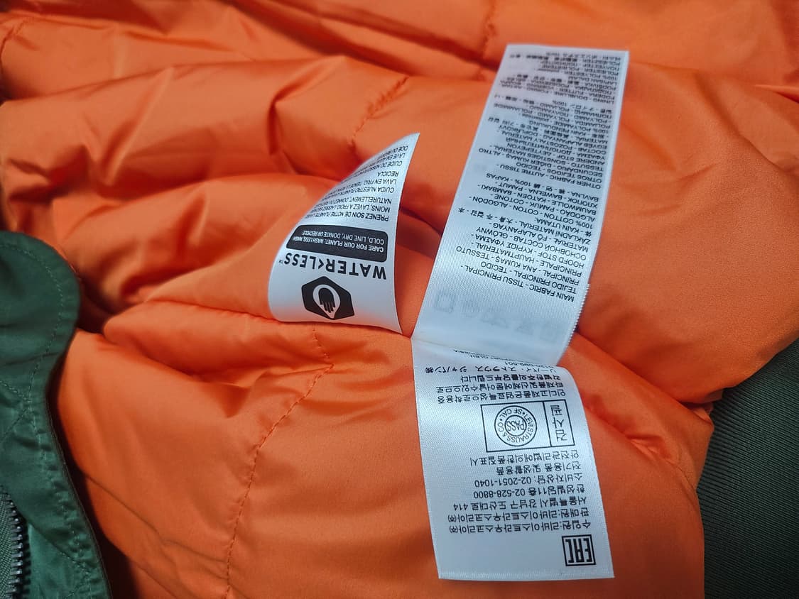 리바이스 사카이맛 MA-1 하이브리드 트러커 자켓 상품이미지5