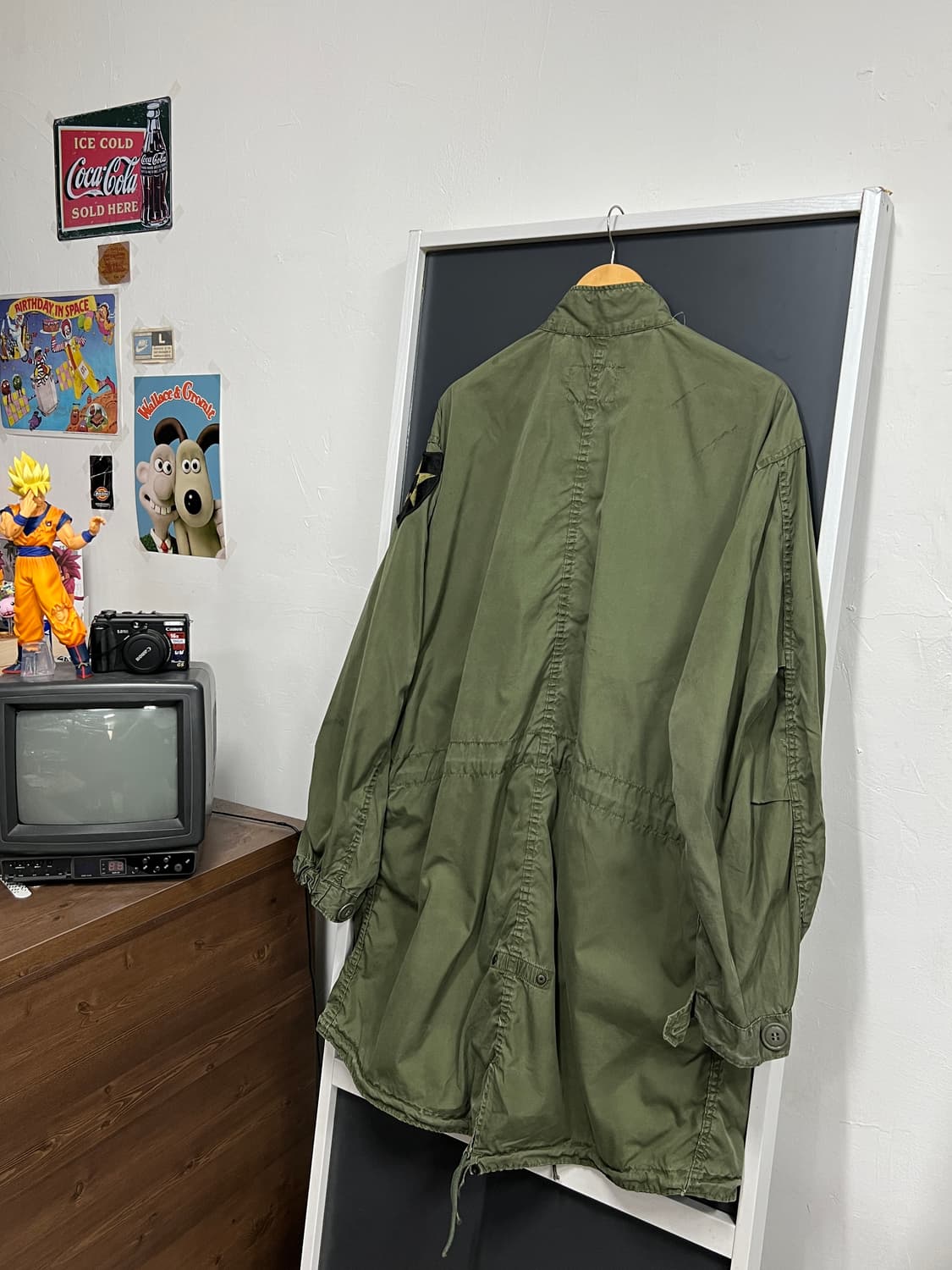 60s 밀리터리 오리지널 m65 피쉬테일 야상 파카 상품이미지2