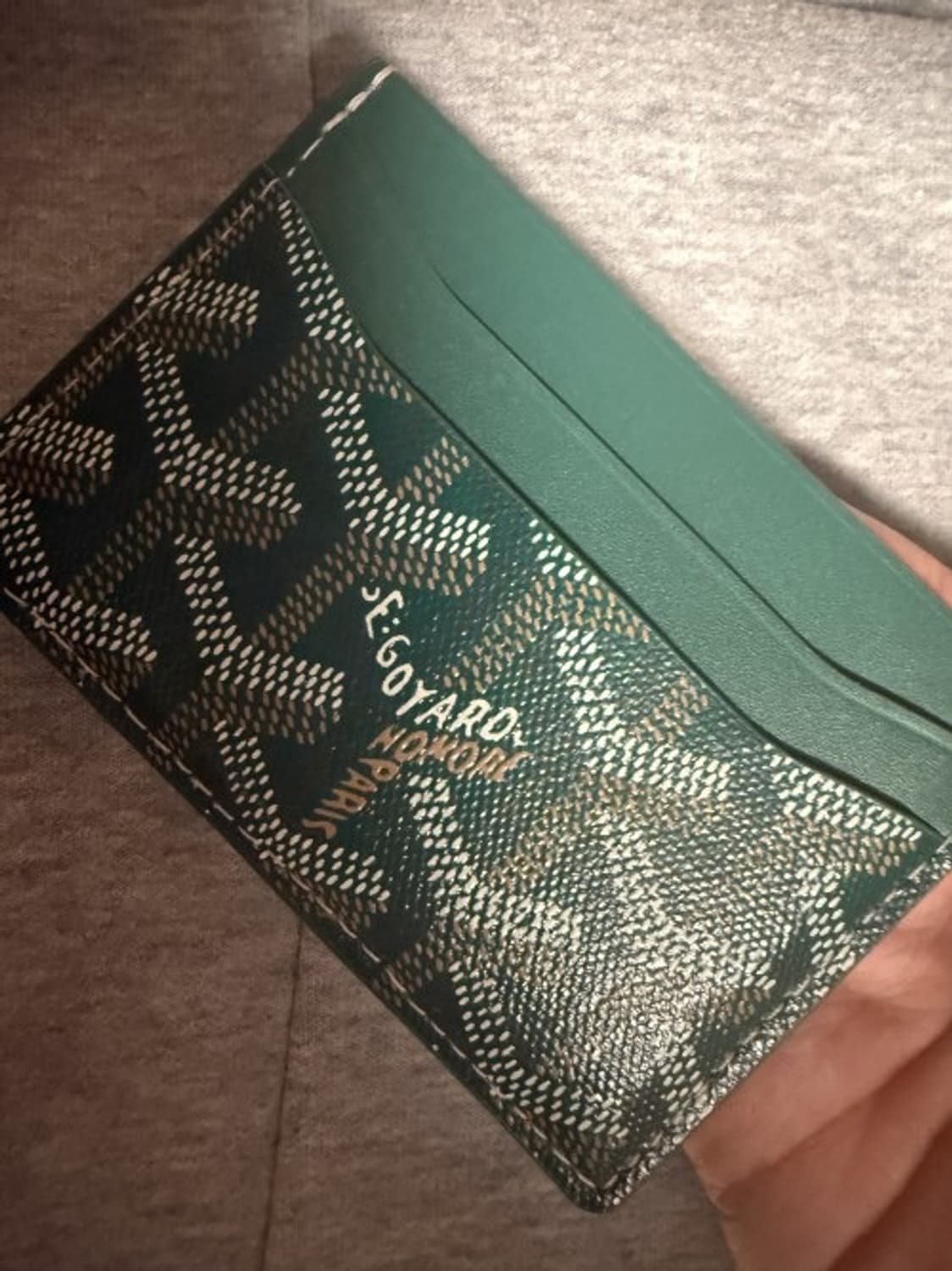 고야드 카드지갑 그린 단품 상품이미지1