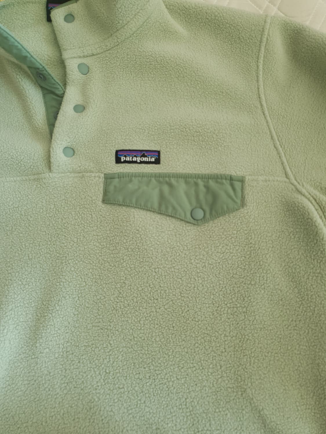 파타고니아 신칠라 스냅티 스웨터 샐비아 그린 색상 L
 상품이미지4