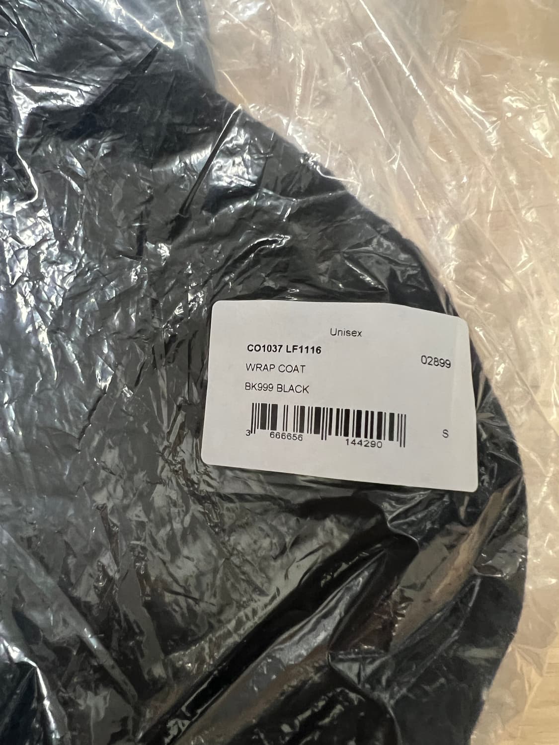 [S] 르메르 랩코트 블랙 새상품 상품이미지2