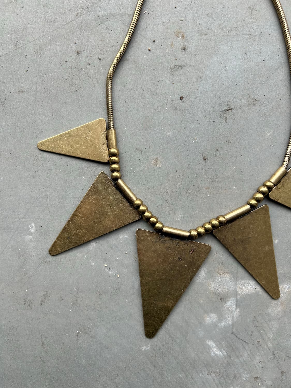 빈티지 트라이앵글 목걸이 상품이미지1