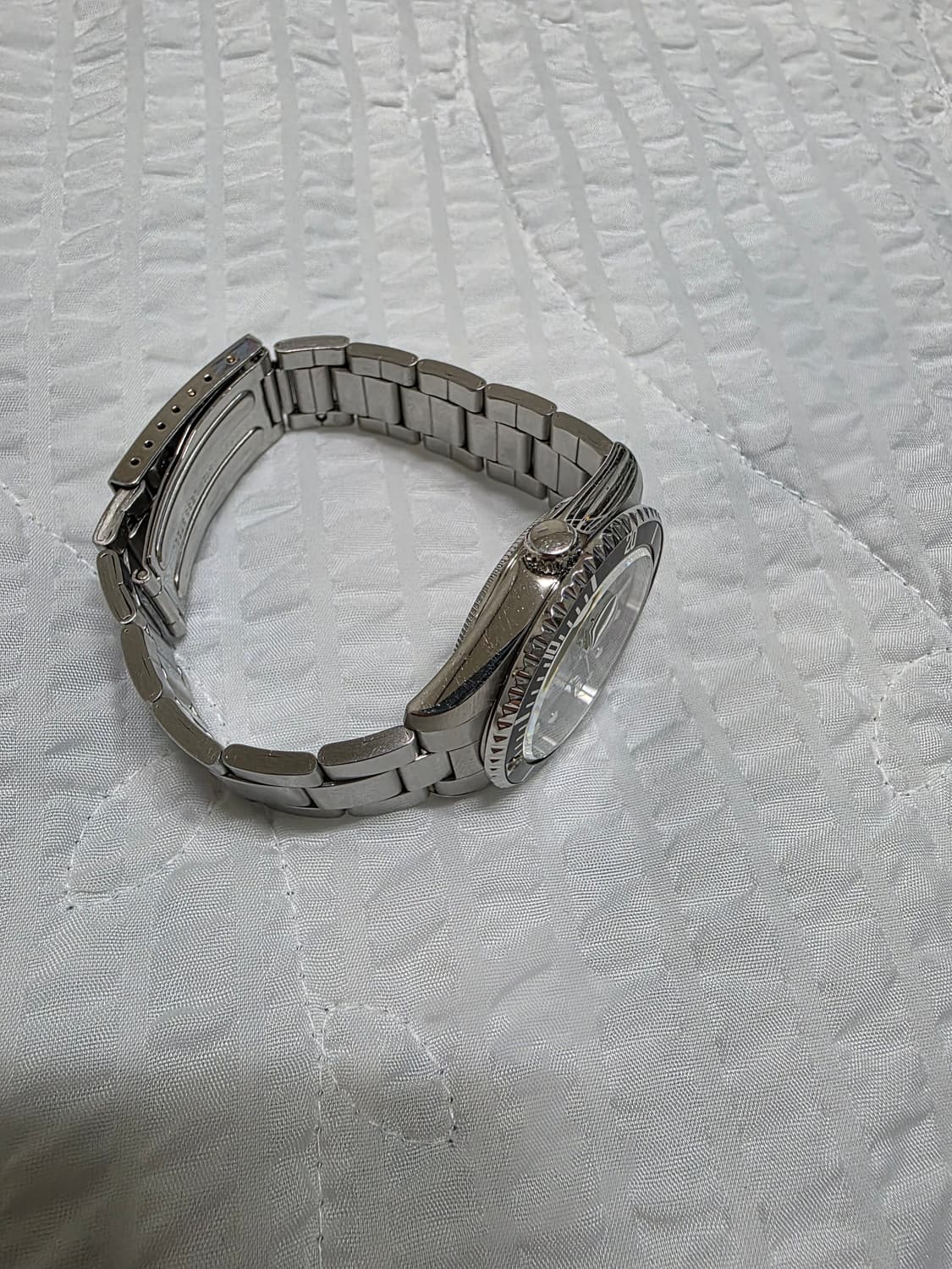 오리엔트 데이저스트 블랙 다이얼 쿼츠시계 빈티지 시계 ORIENT 상품이미지9