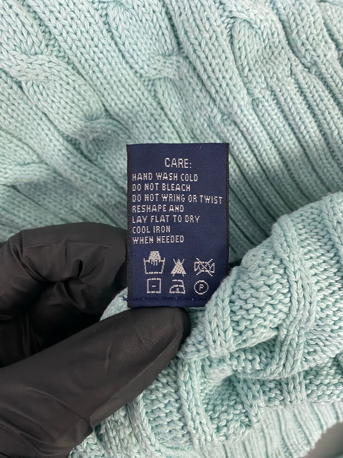 폴로 랄프로렌 스포츠 민트 꽈배기 니트 M <592> 상품이미지5