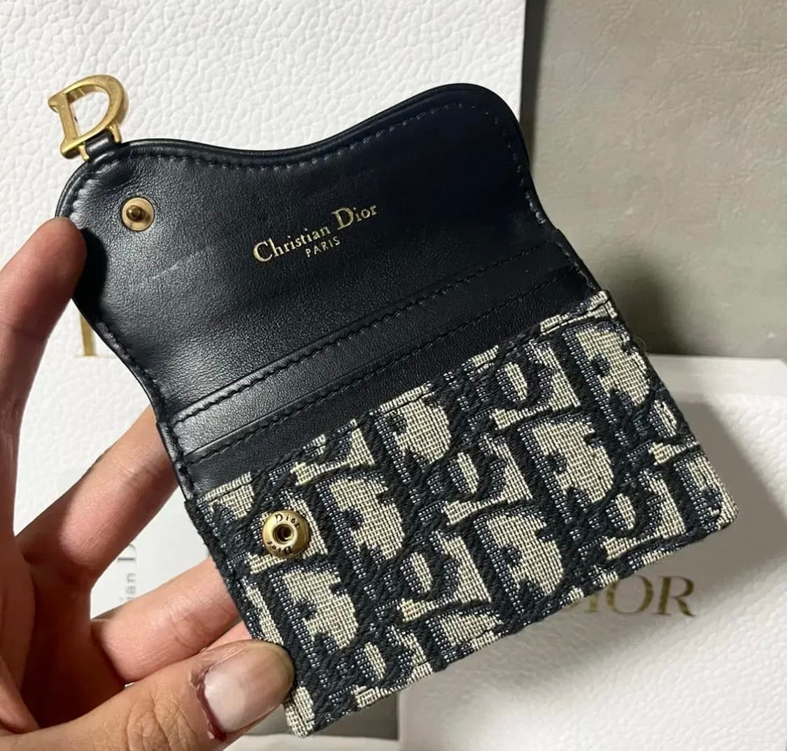 [정품/OS] 디올 새들 카드지갑 상품이미지4