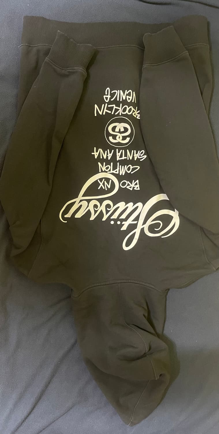 스투시 월드투어 후드티 블랙  M (2022) 상품이미지5