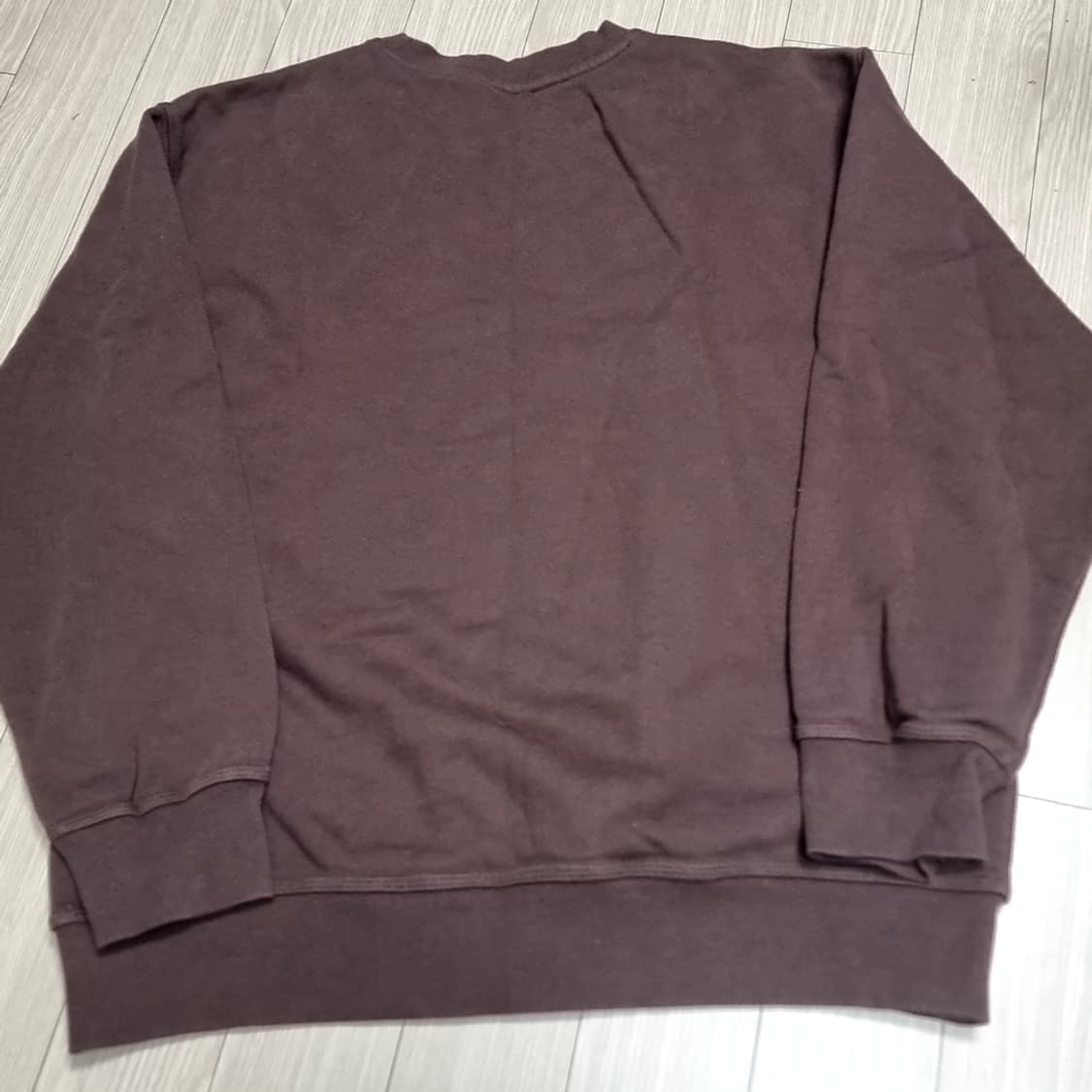 그루브라임 빈티지브라운 고양이 프린팅 맨투맨(xl) 상품이미지6