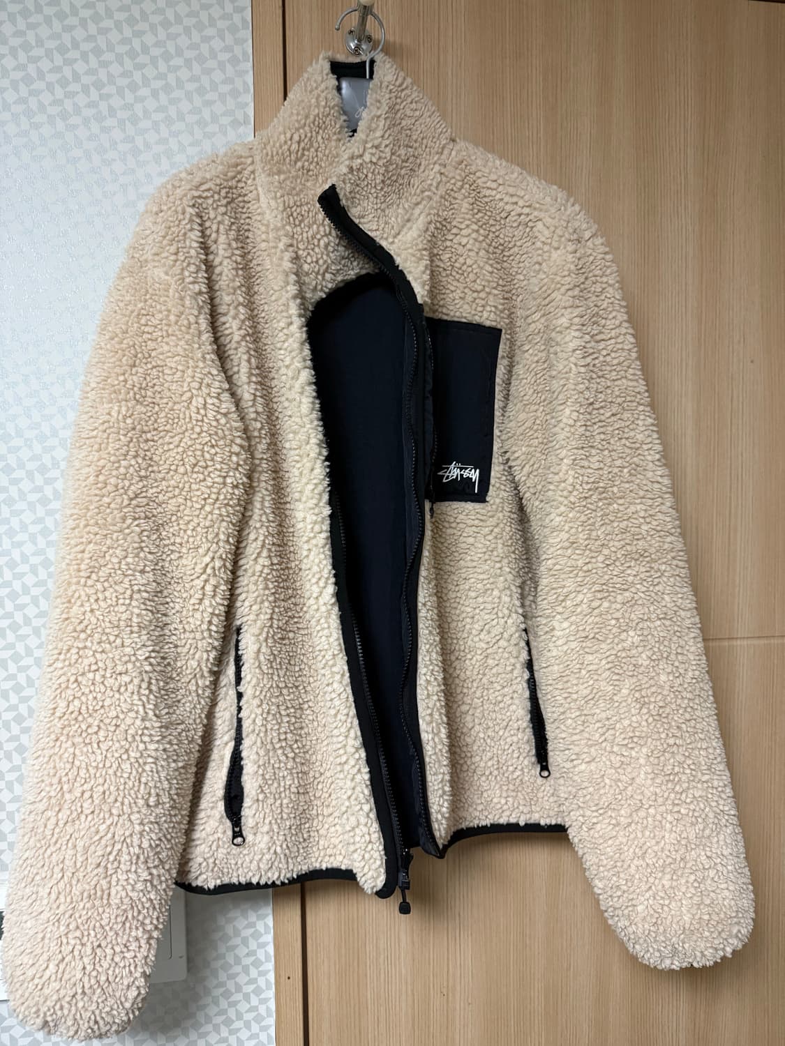 스투시 쉐르파 리버시블 플리스 xl 상품이미지1