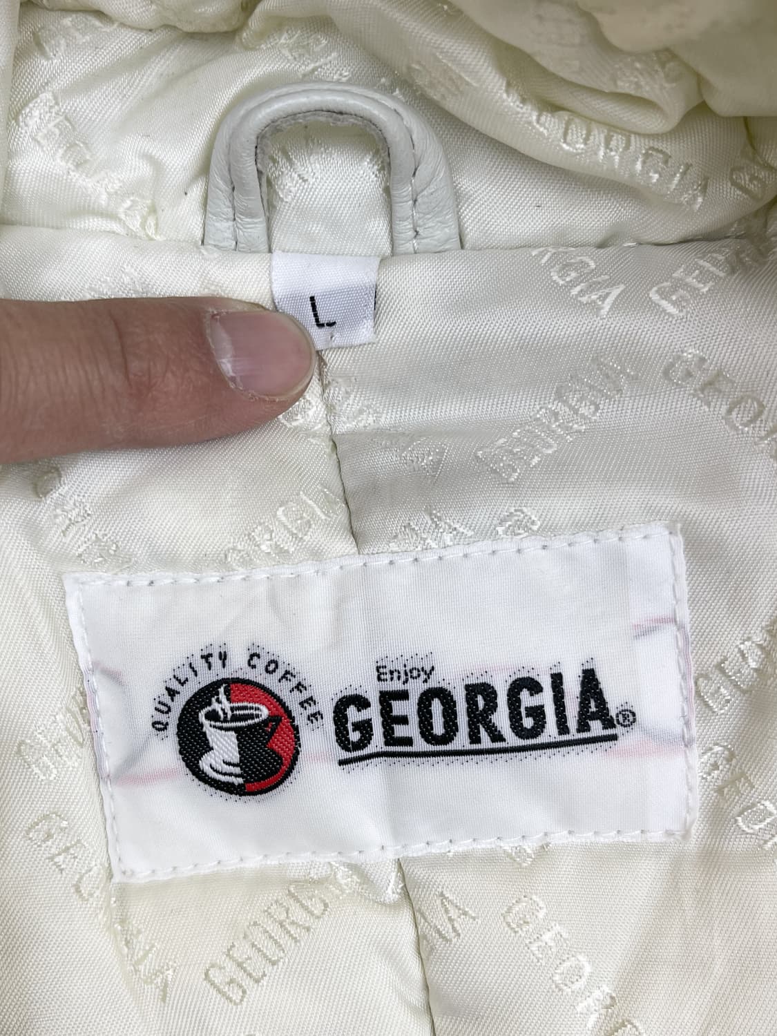 Georgia 램 레더 더플 코트 상품이미지7