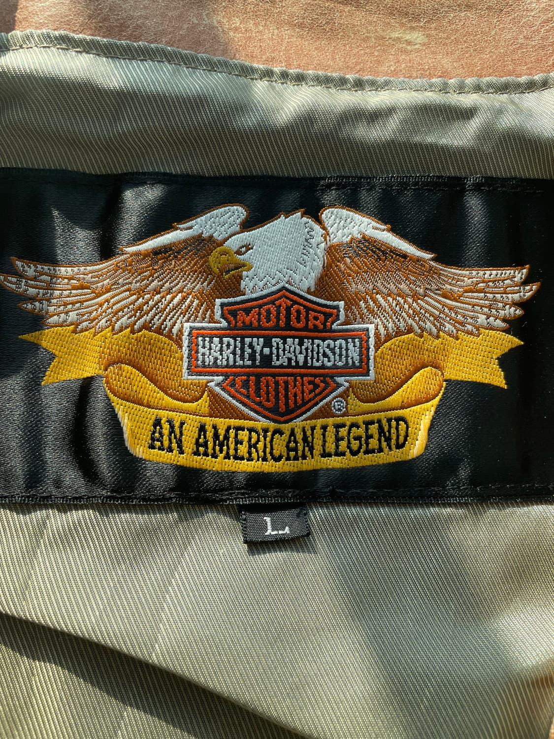 할리데이비슨 빅로고 웨스턴 레더 베스트 상품이미지10