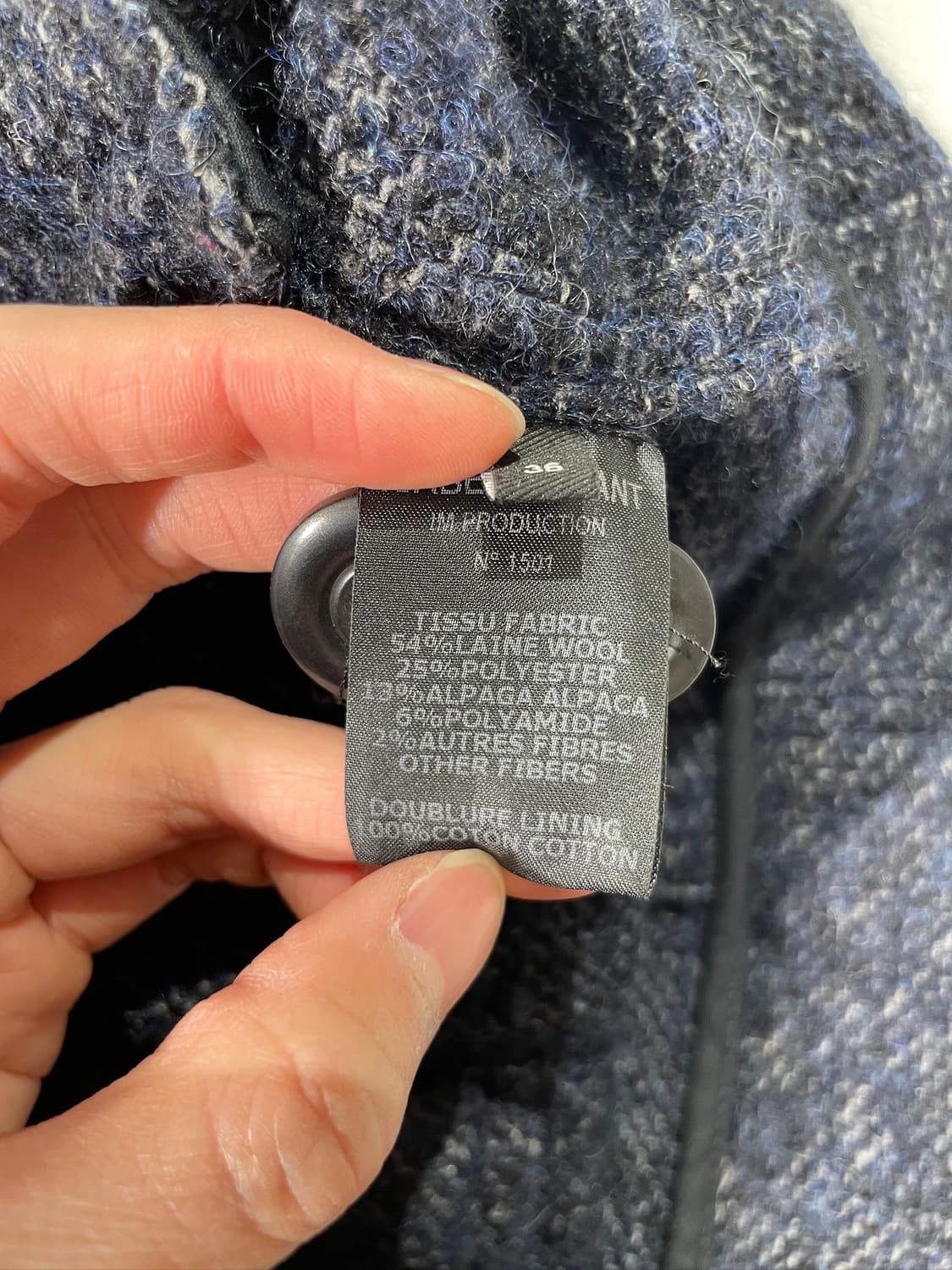 이자벨 마랑 다크 네이비 랩핑 알파카 울 베스트 상품이미지8