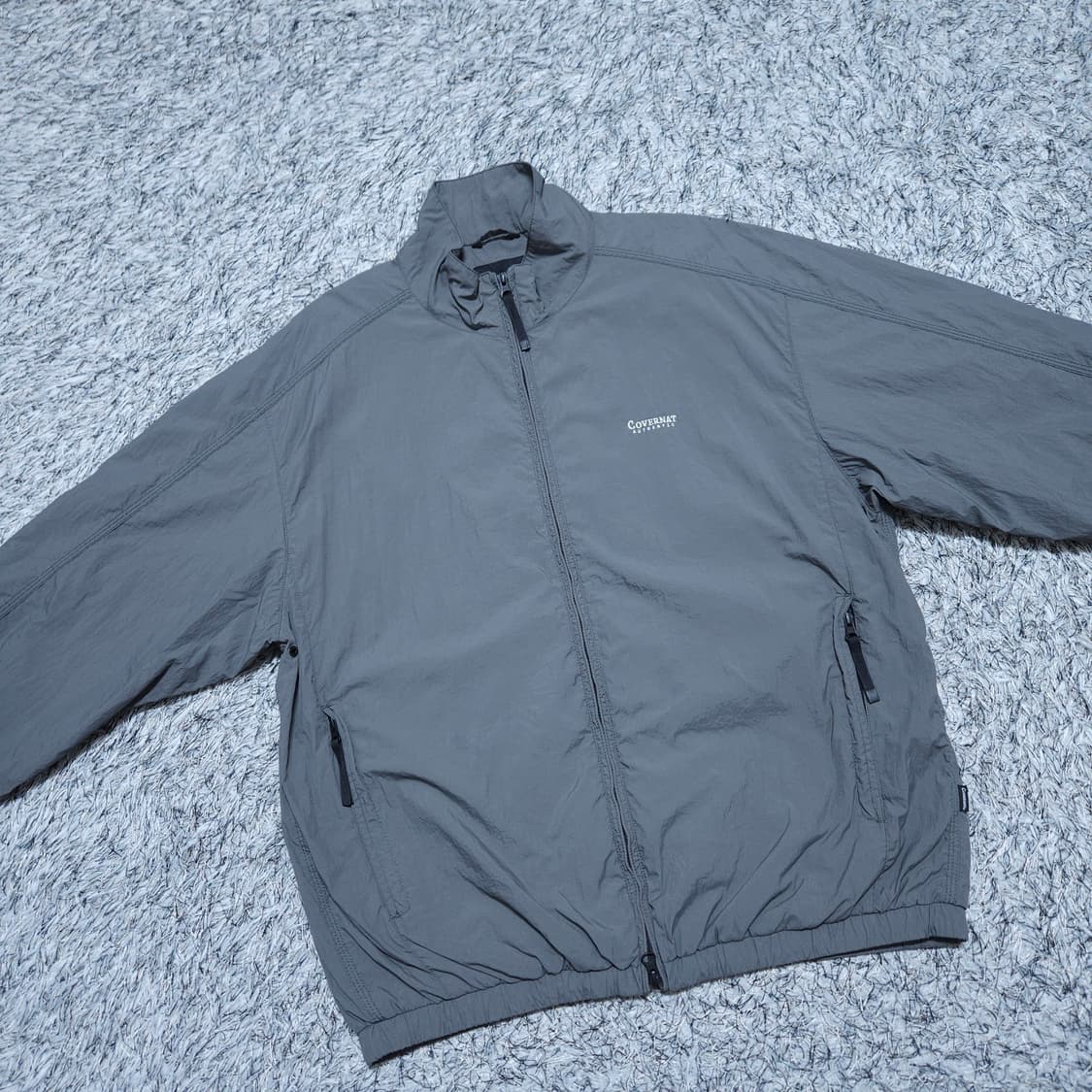 커버낫) L 남자 차콜 트랙자켓 바람막이점퍼 / 왕눈이샵 상품이미지2