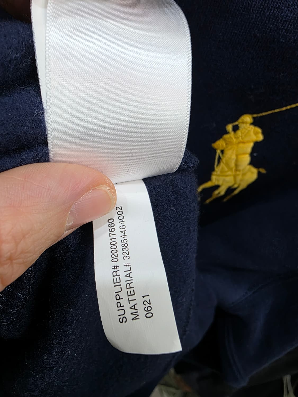 폴로 랄프로렌 여성 기모 반집업 상품이미지7