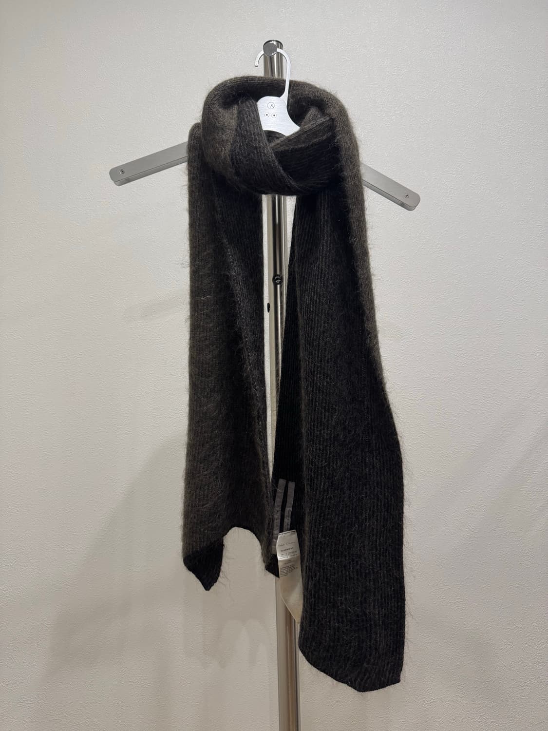 릭오웬스 19aw 블랙브라운 더블사이드 머플러 상품이미지2