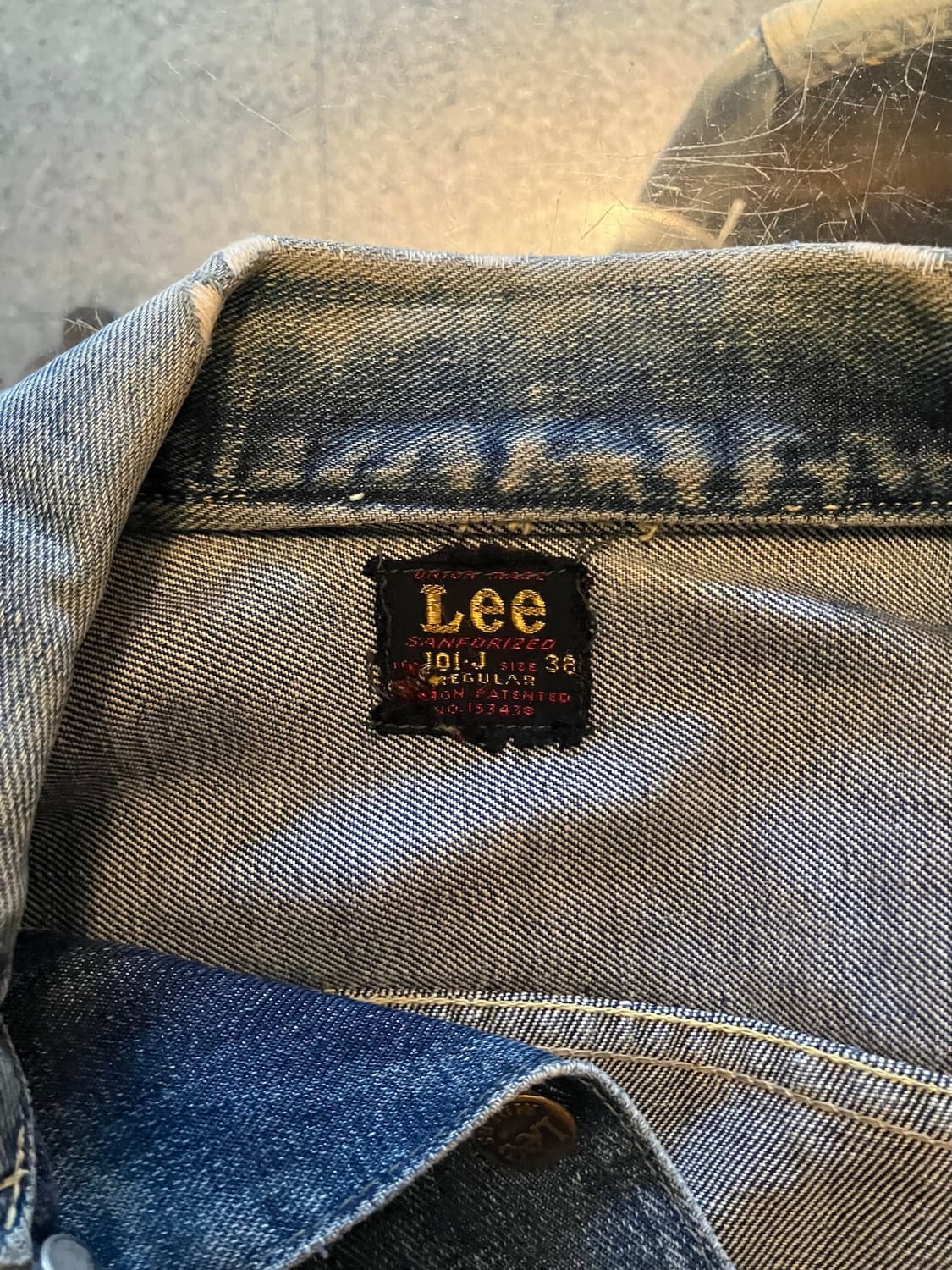 50s USA Vintage LEE 101-J Denim Jacket 상품이미지7