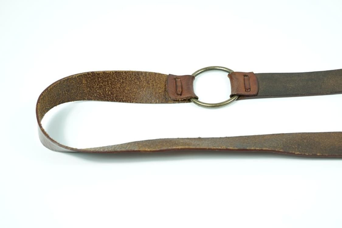 리얼 레더 브라운 통가죽 벨트 상품이미지7