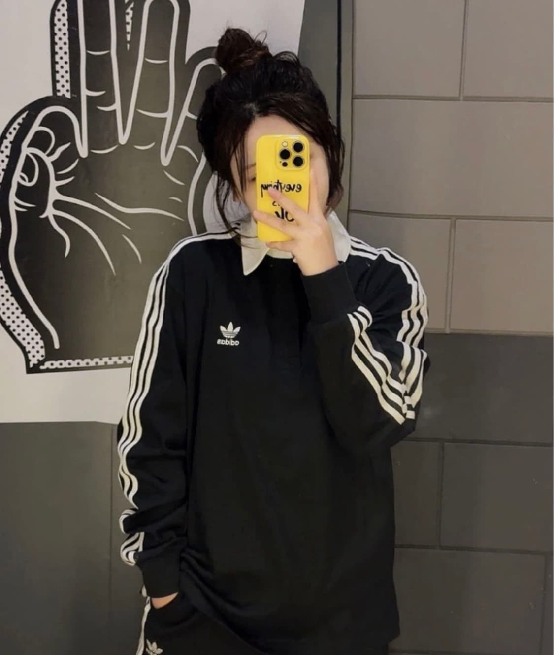 아디다스 럭비 카라 맨투맨 IZ4806 상품이미지1